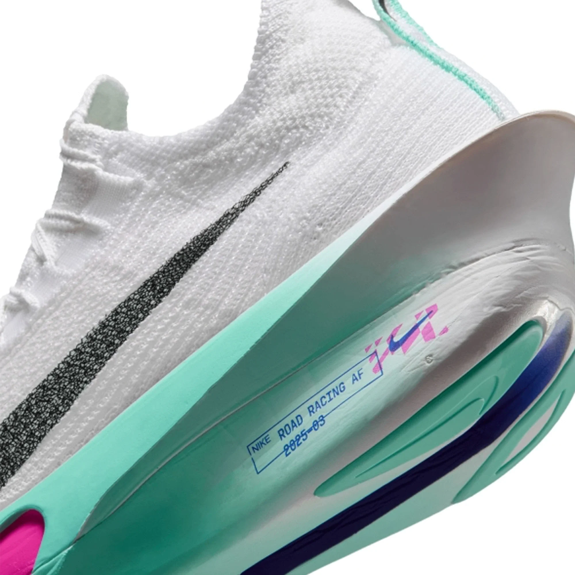 Nike Air Zoom Alphafly Next% 3 'White Hyper Turquoise Concord' (2025) - Image 6