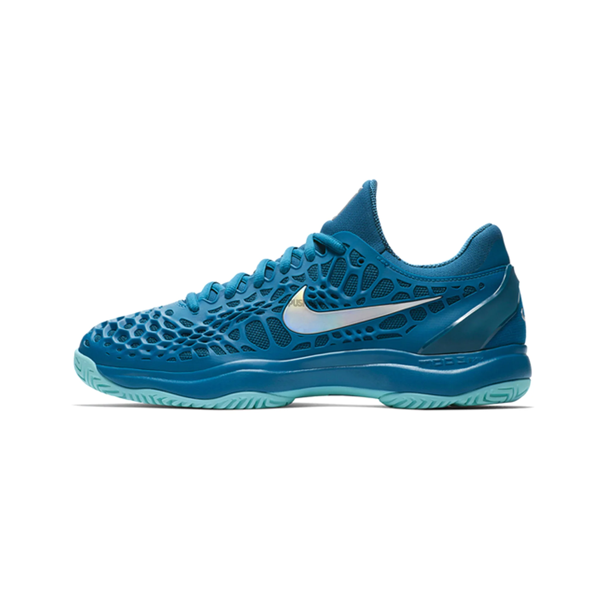 Nike Air Zoom Cage 3 Clay 'Green Abyss / Metallic Silver' - Image 3