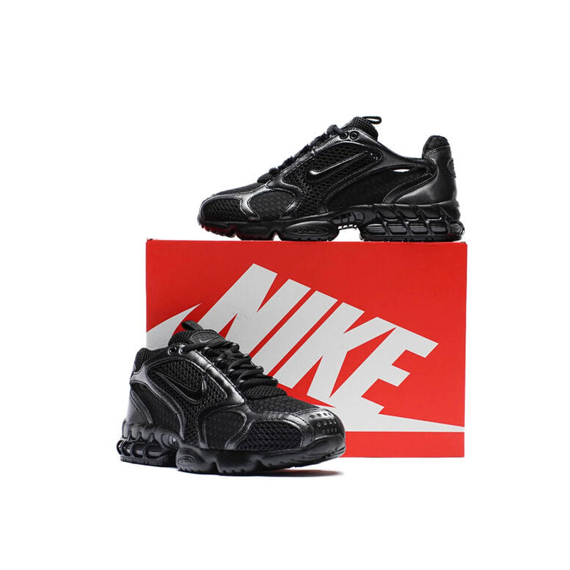 Nike Air Zoom Spiridon Cage 2 'Triple Black' (2024) - Image 6