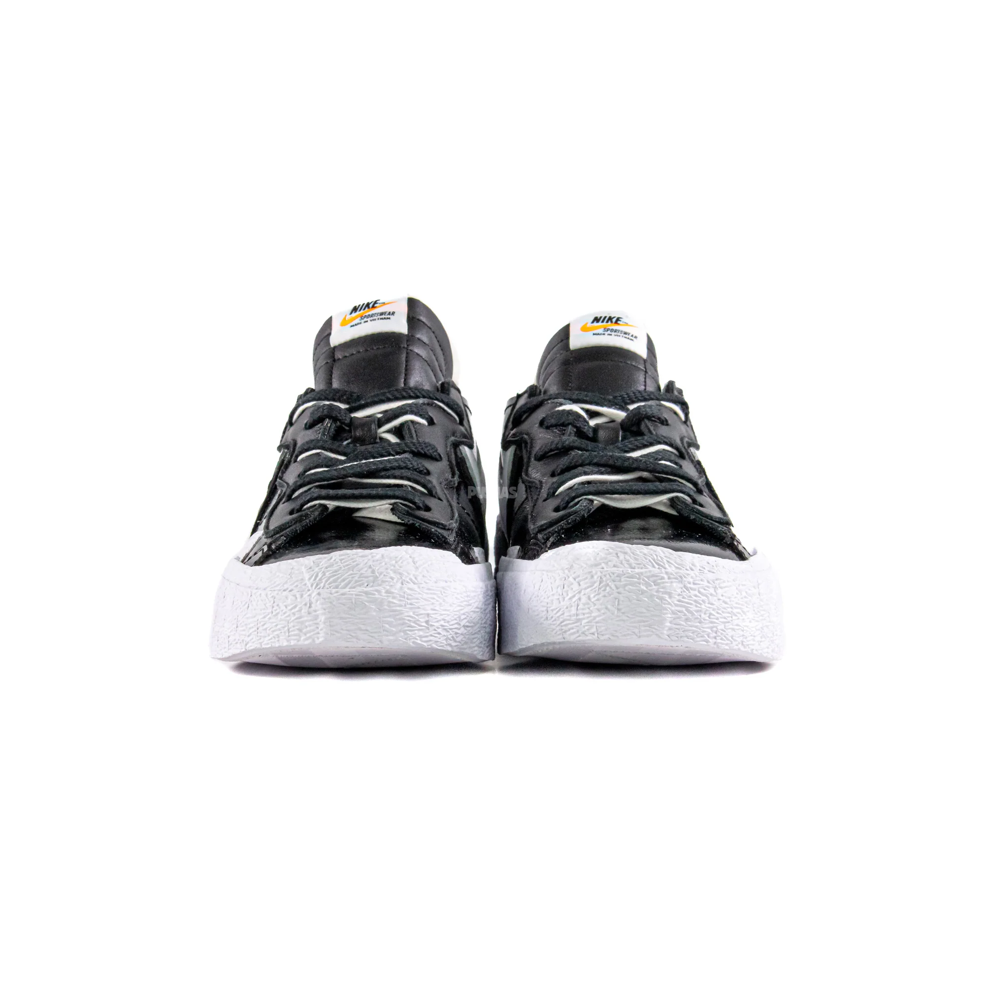 Nike Blazer Low x Sacai 'Black Patent Leather' (2022) - Image 4