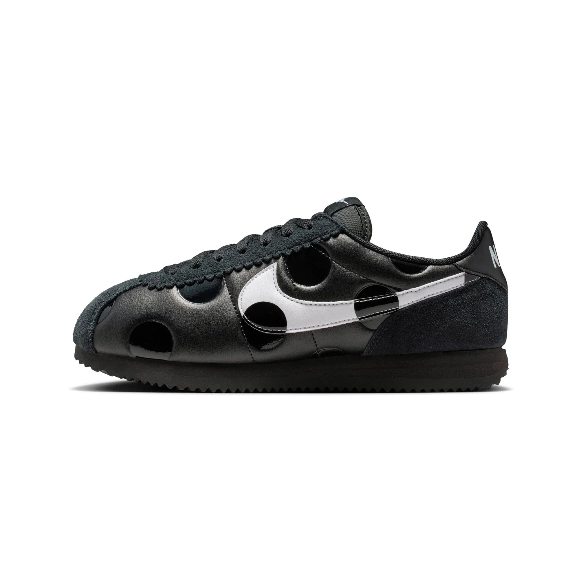 Nike Cortez 'Polka Dots Black White' Women's - Image 3