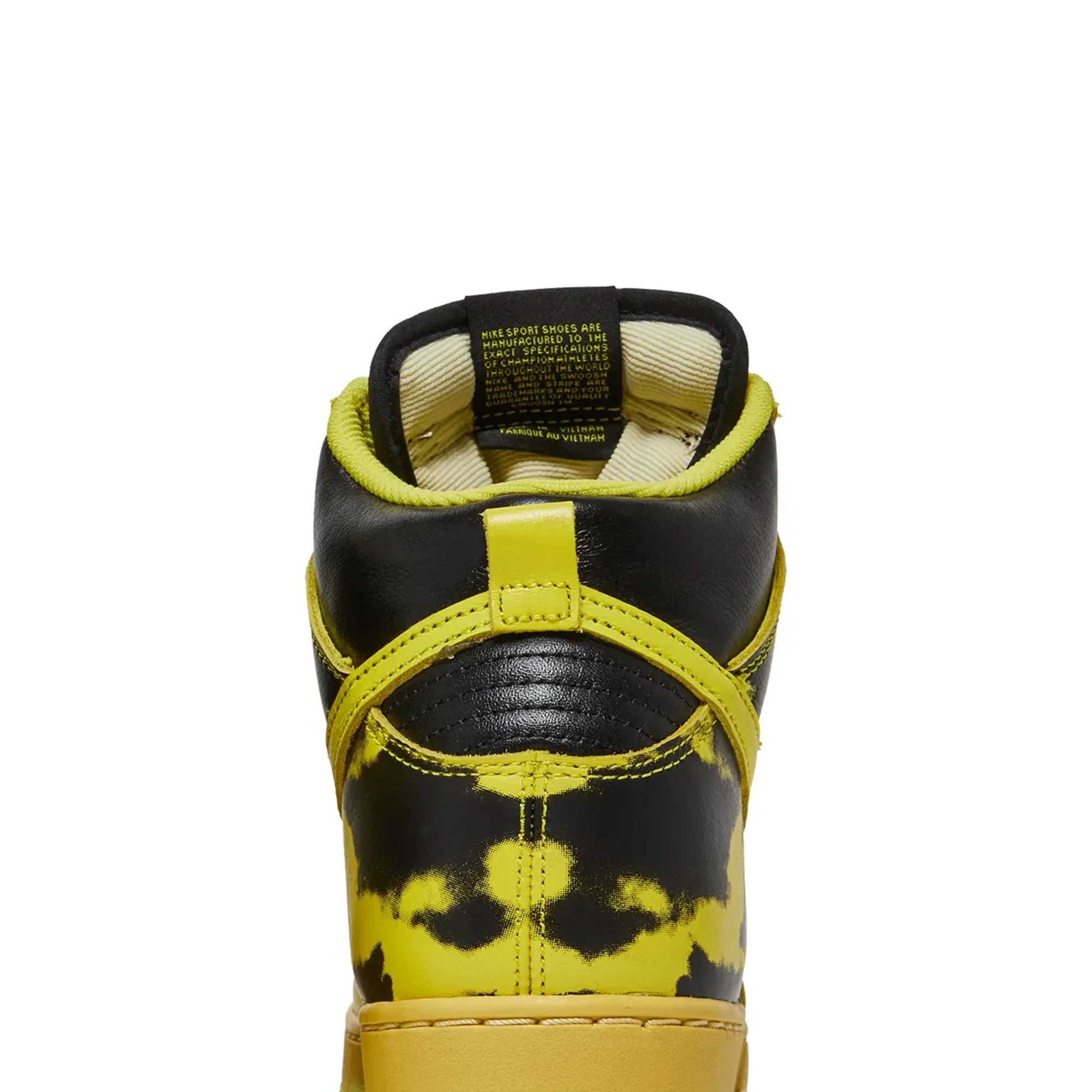 Nike Dunk High 1985 'Yellow Acid Wash' (2022) - Image 6