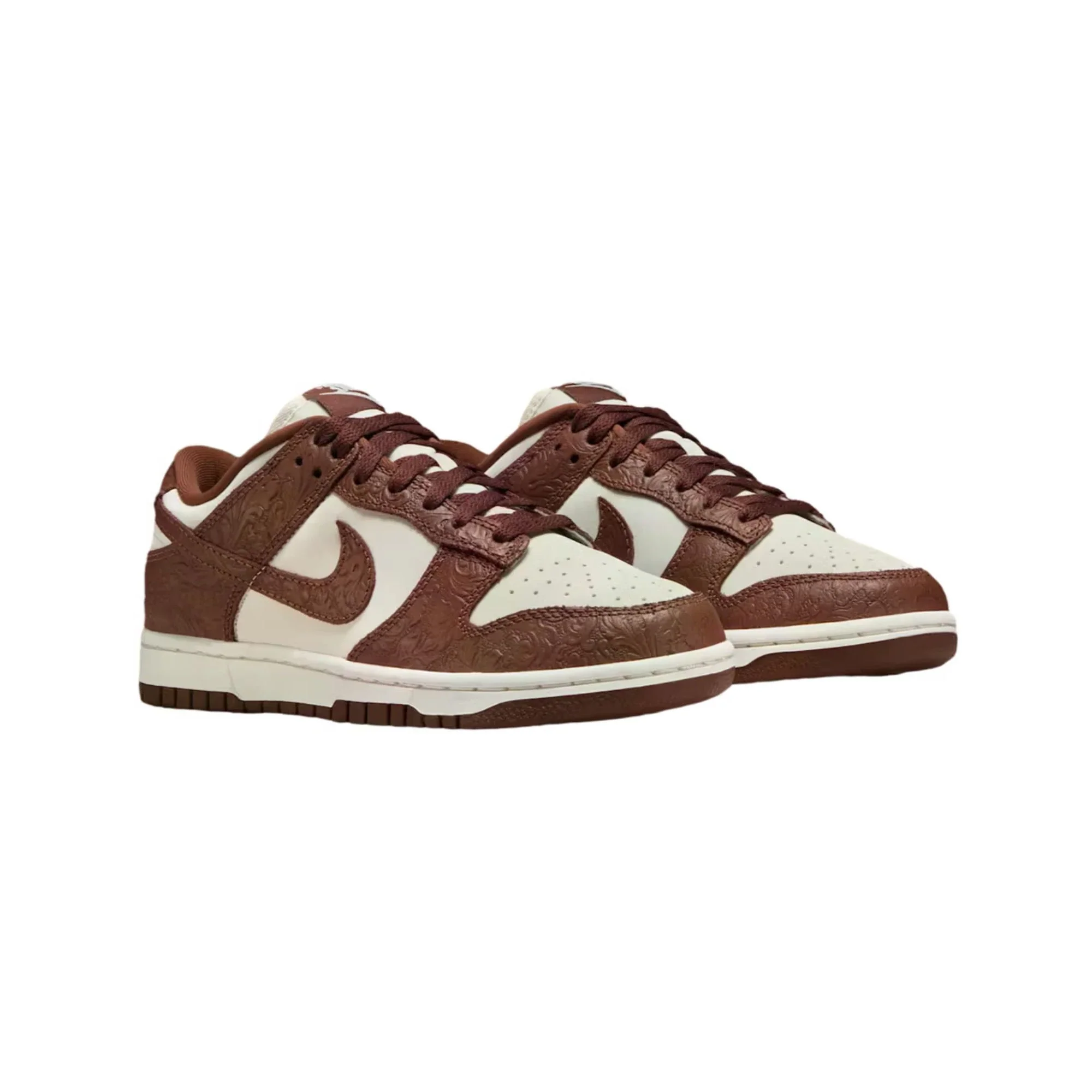 Nike Dunk Low 'Embossed Baroque Sail Fauna Brown' Women's (2026) - Image 2