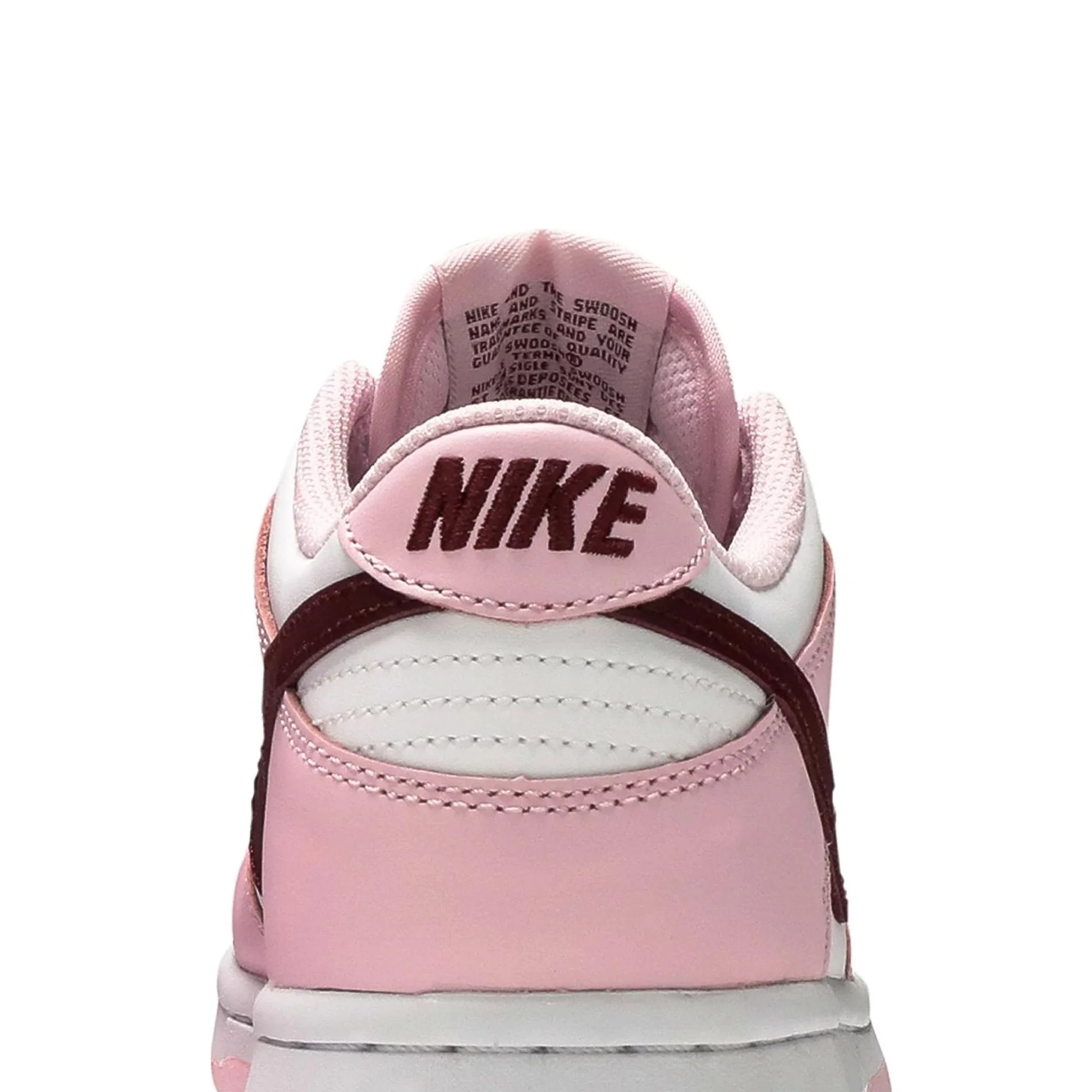 Nike Dunk Low 'Pink Foam Red White' GS (2021) - Image 7