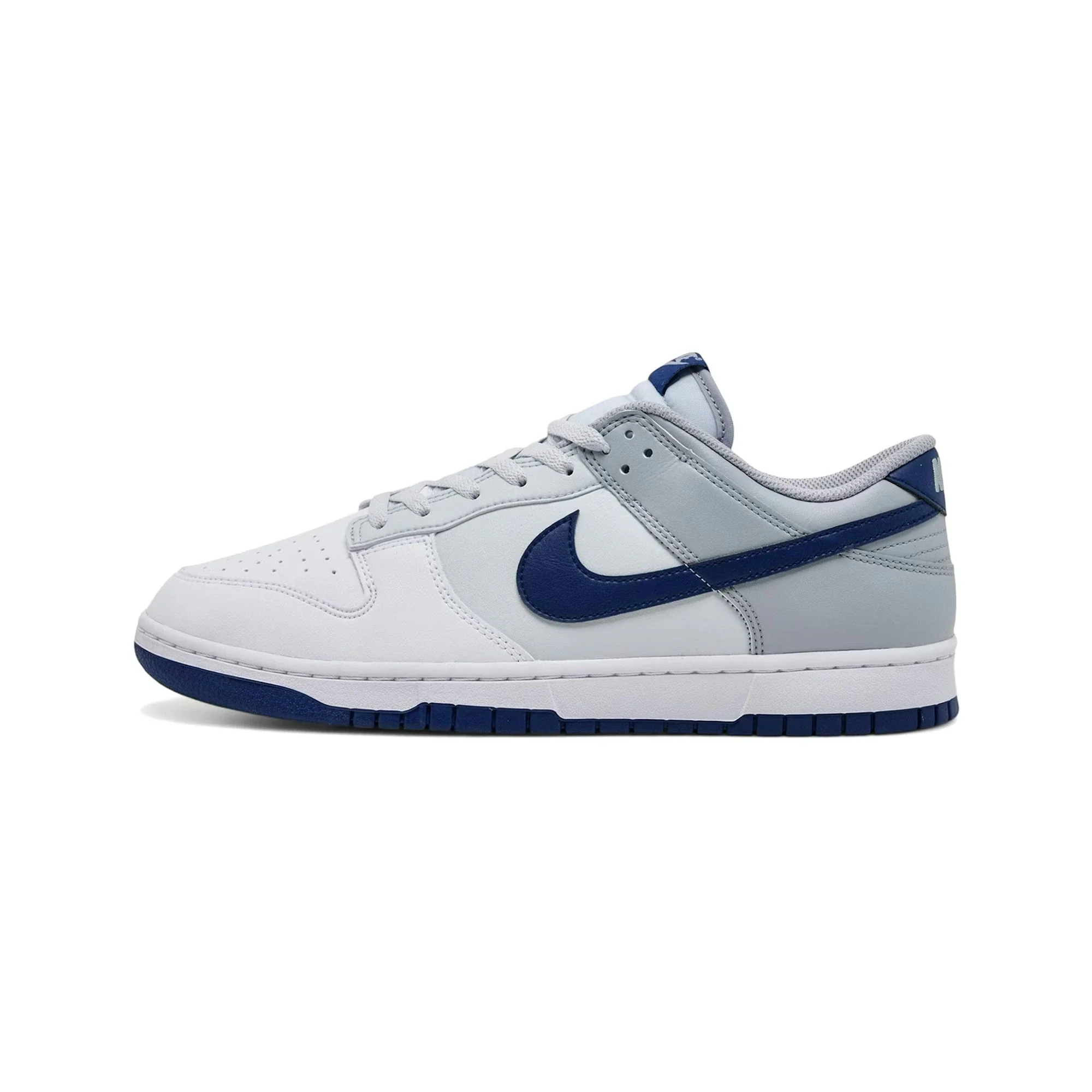 Nike Dunk Low Retro 'White Deep Royal Wolf Grey' - Image 3