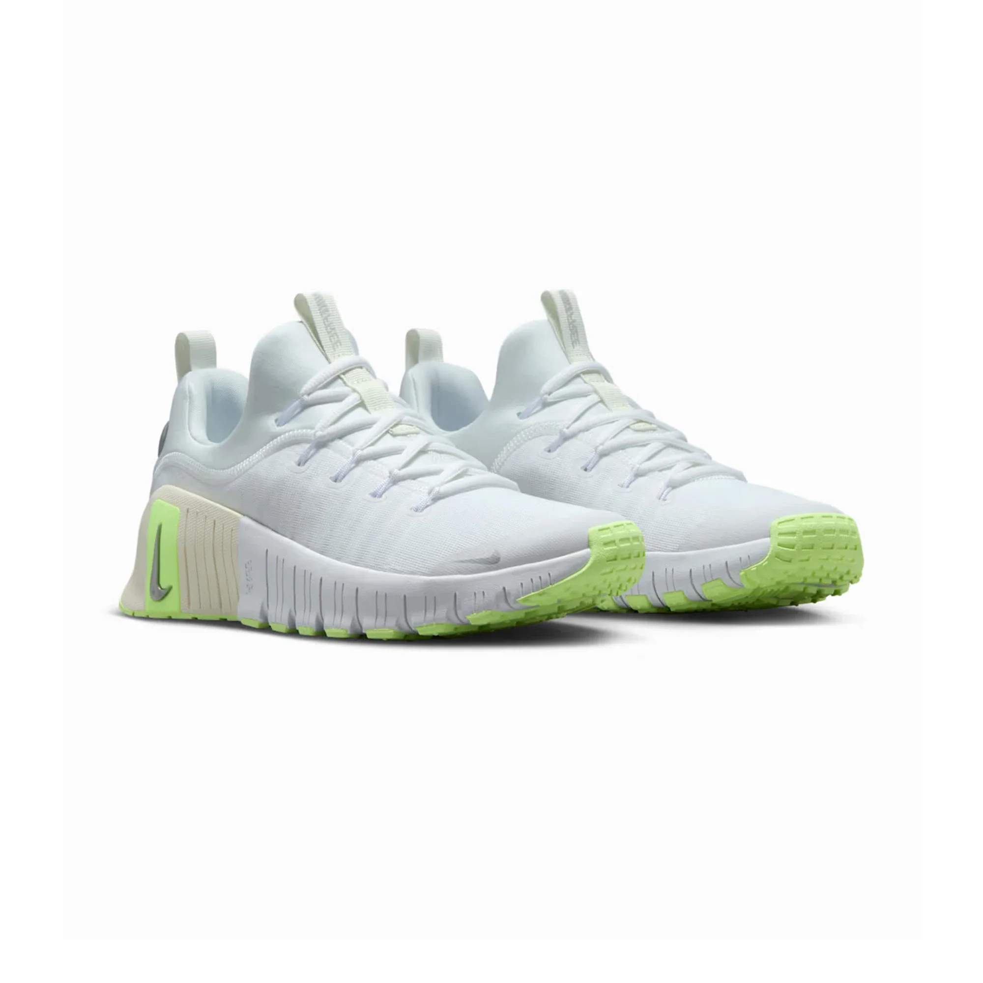 Nike Free Metcon 6 'White / Barely Volt' Women's - Image 2