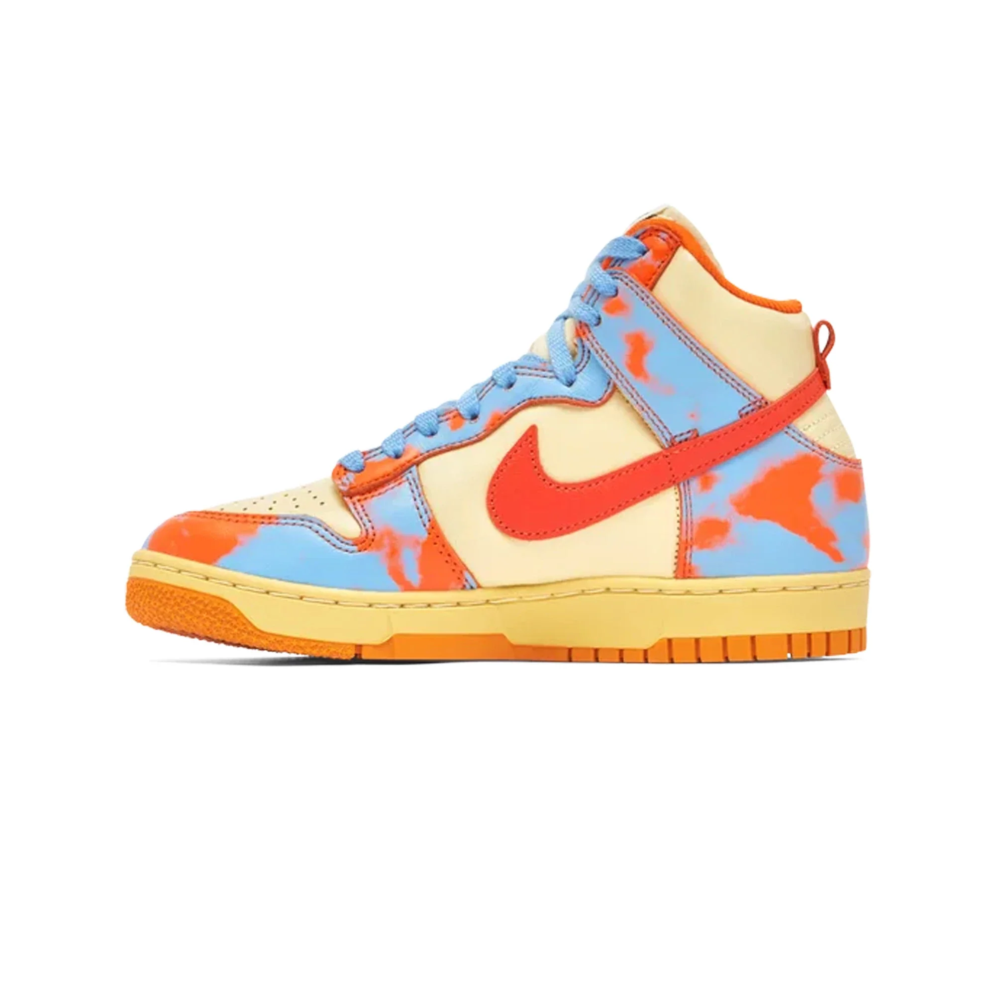 Nike Men's Dunk High 1985 'Orange Acid Wash' (2022) - Image 3