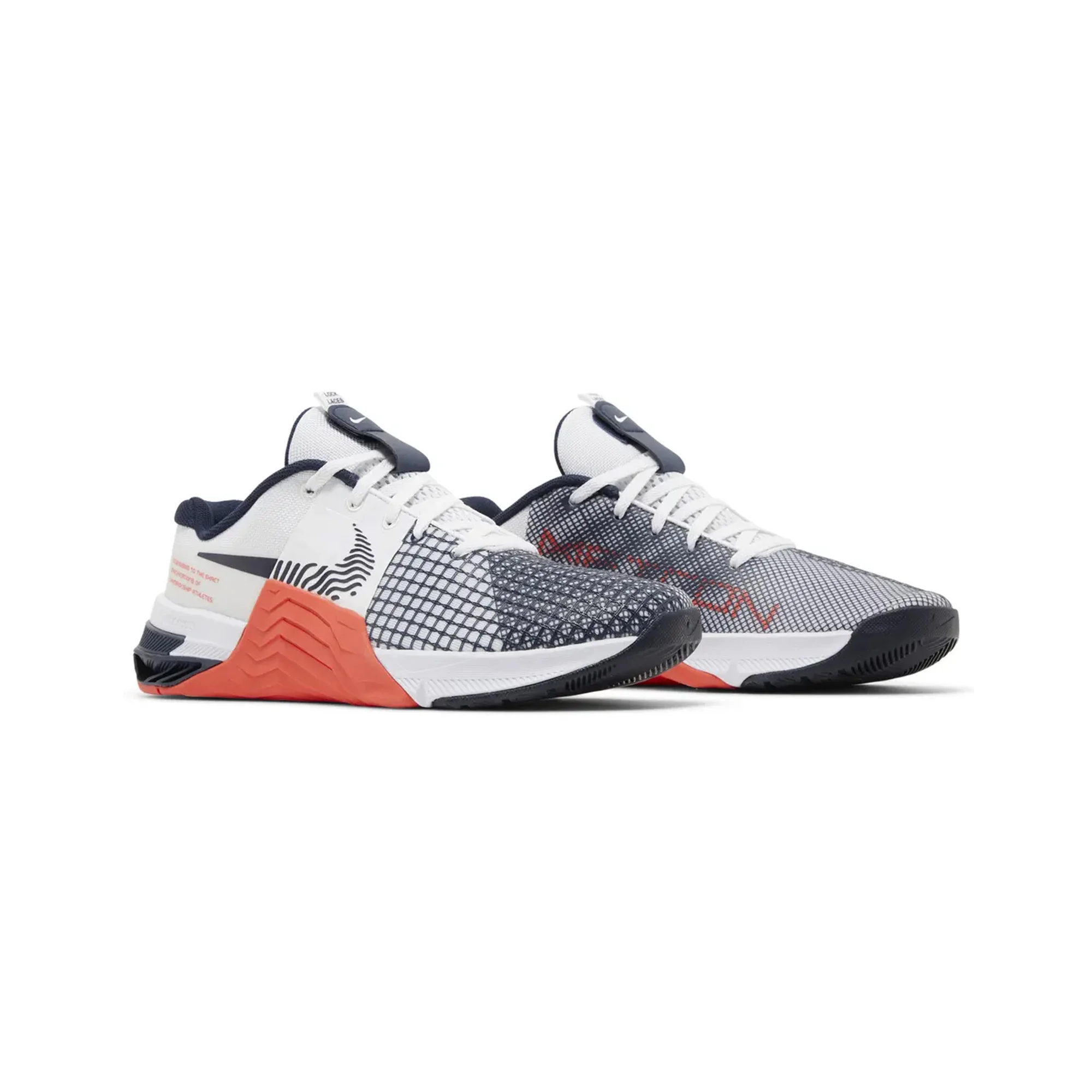 Nike Metcon 8 'White Obsidian Bright Crimson' (2023) - Image 2