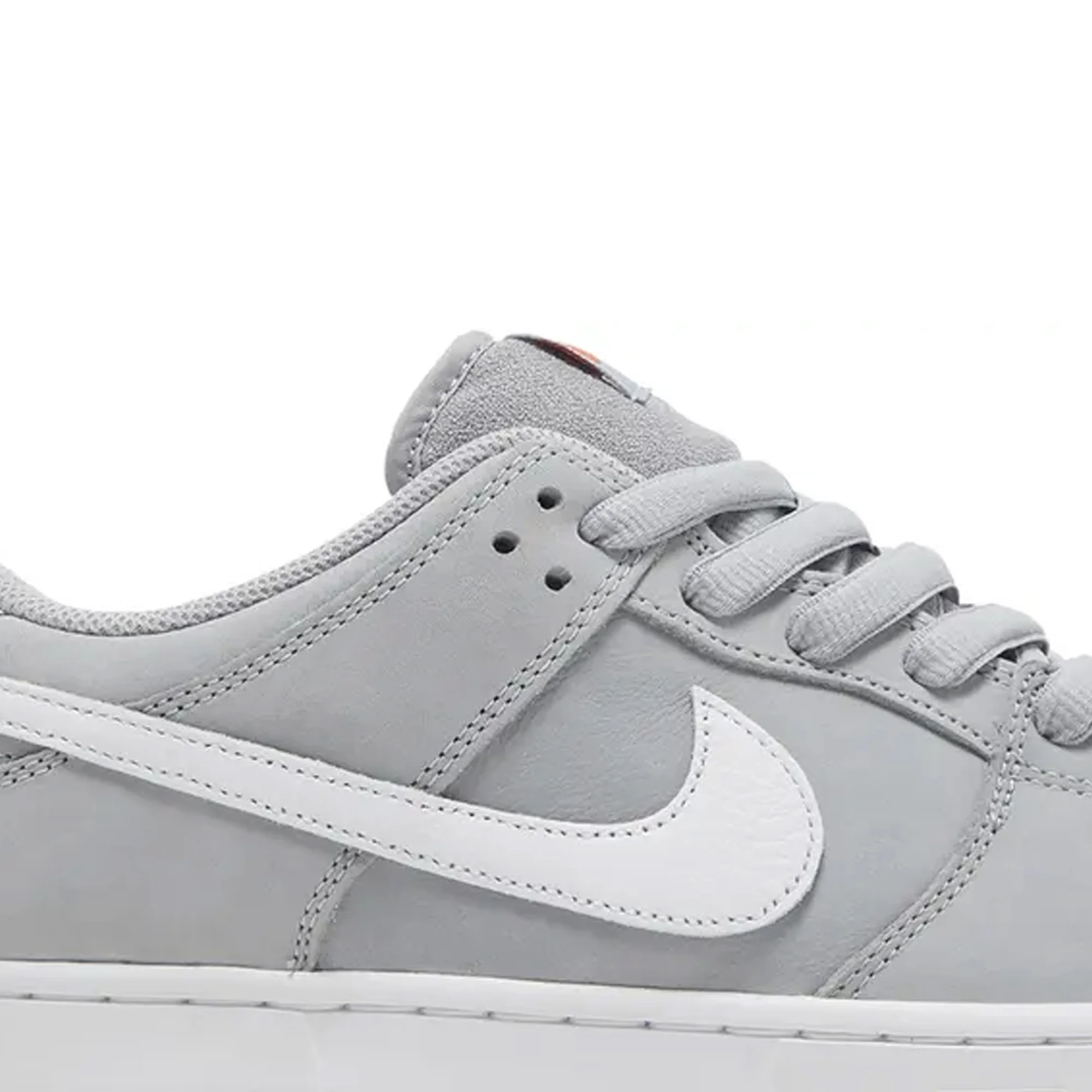 Nike SB Dunk Low Pro ISO 'Orange Label Wolf Grey Gum' (2023) - Image 6
