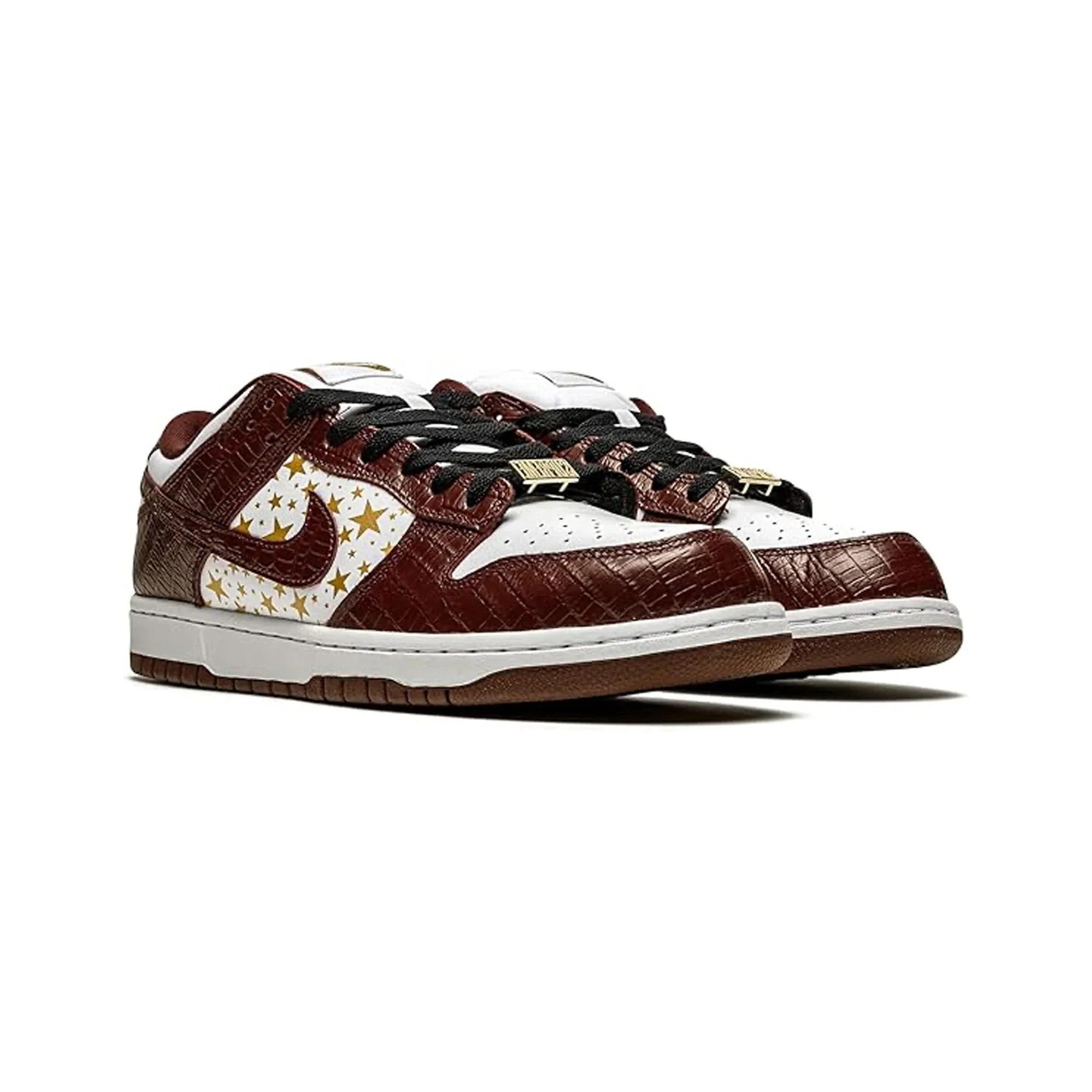 Nike SB Dunk Low 'Supreme Stars Barkroot Brown' (2021) - Image 2