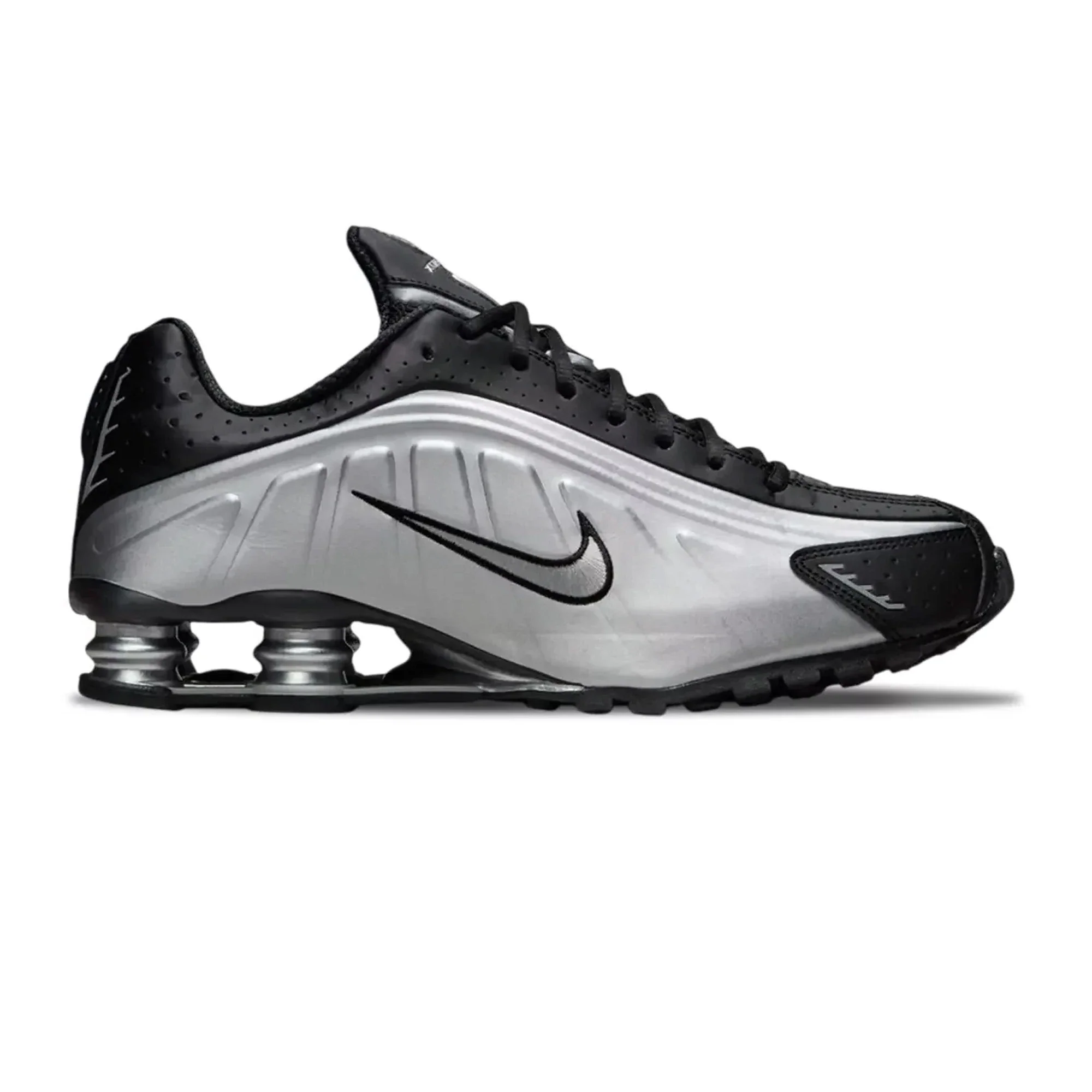 Nike Shox R4 'Metallic Silver Black' (2025)