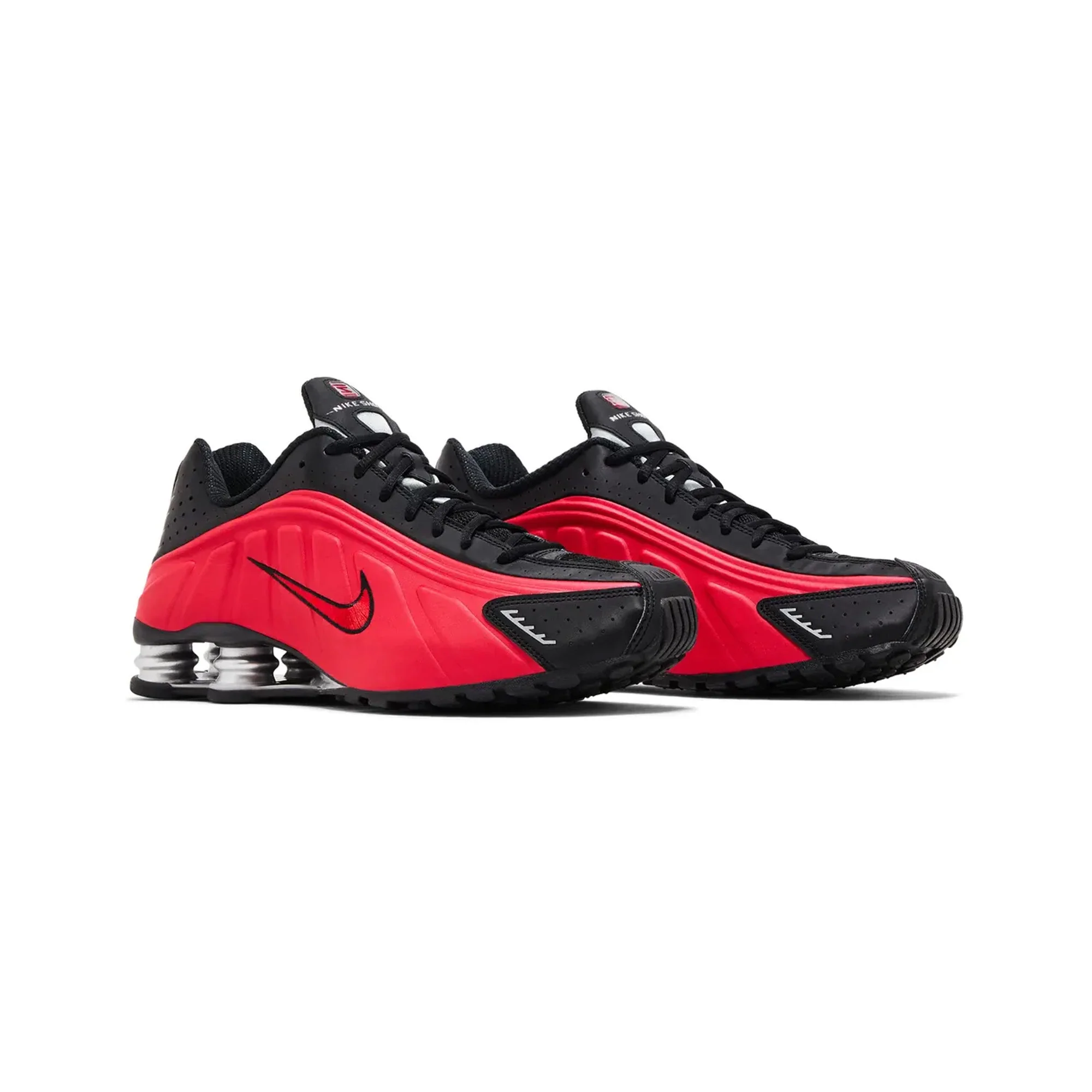 Nike Shox R4 'University Red Black Metallic Silver' - Image 2