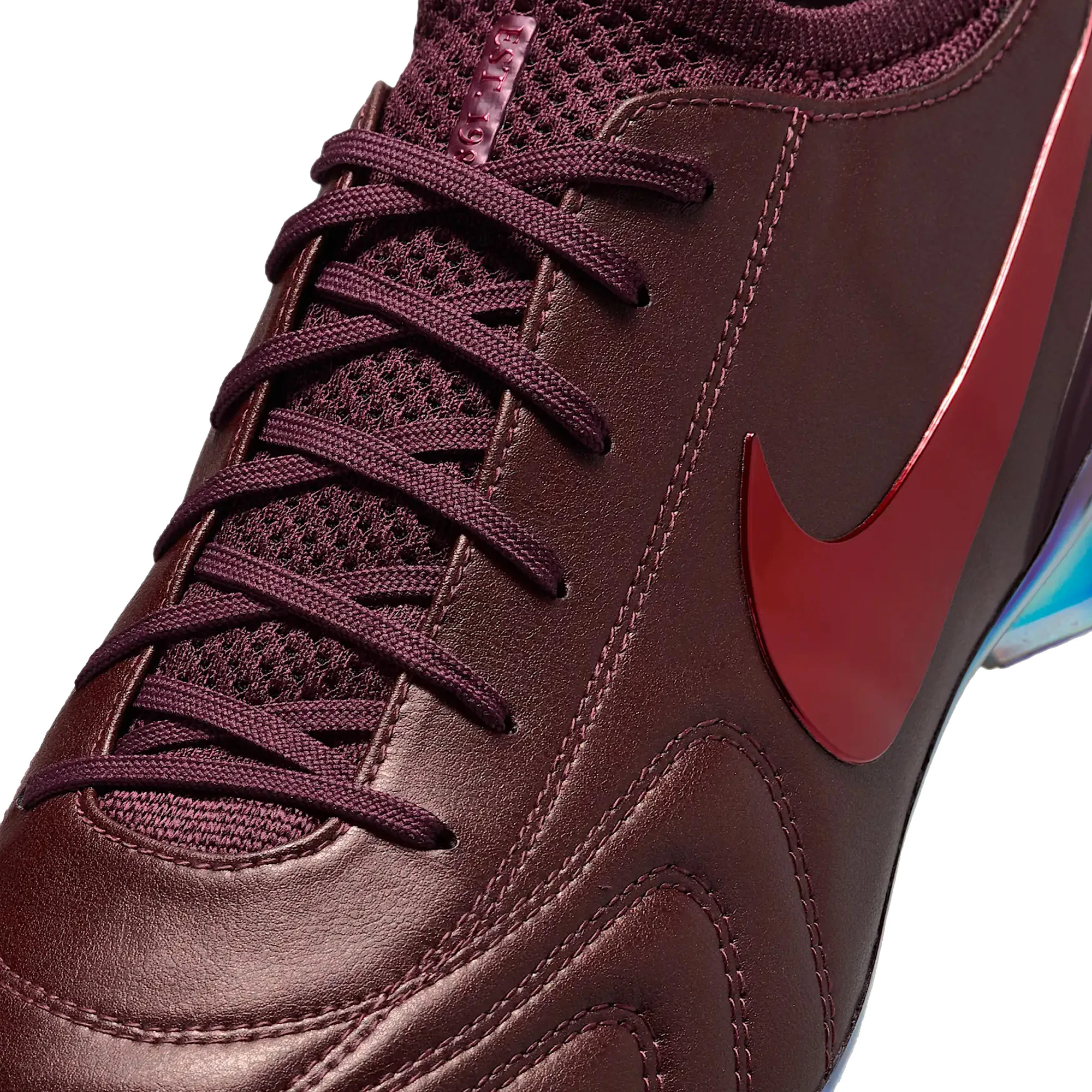 Nike Tiempo Legend 10 Elite Luxe FG 'Montebelluna Leather Port Wine' (2025) - Image 8