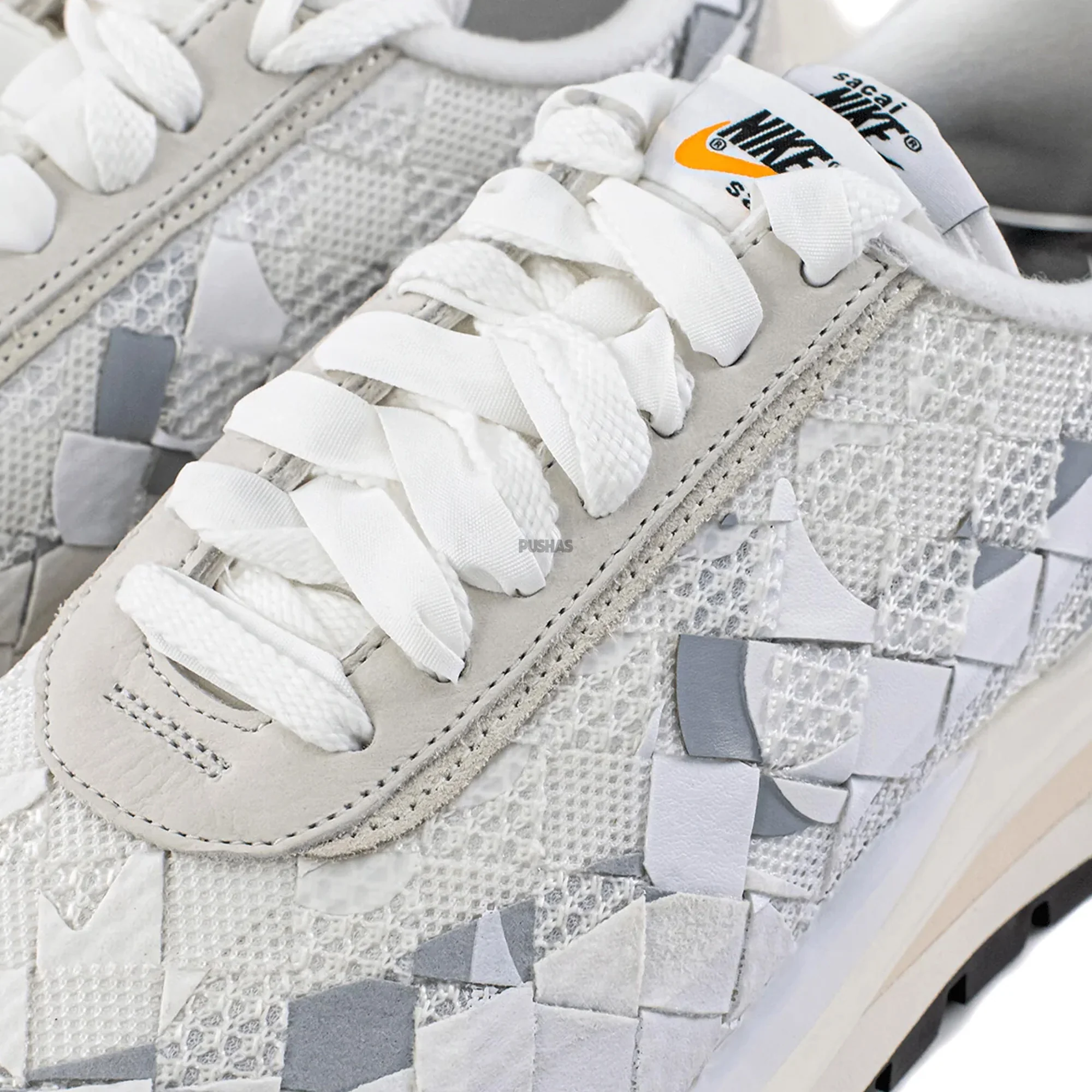 Nike VaporWaffle Woven x Sacai x Jean Paul Gaultier 'White' (2023) - Image 8