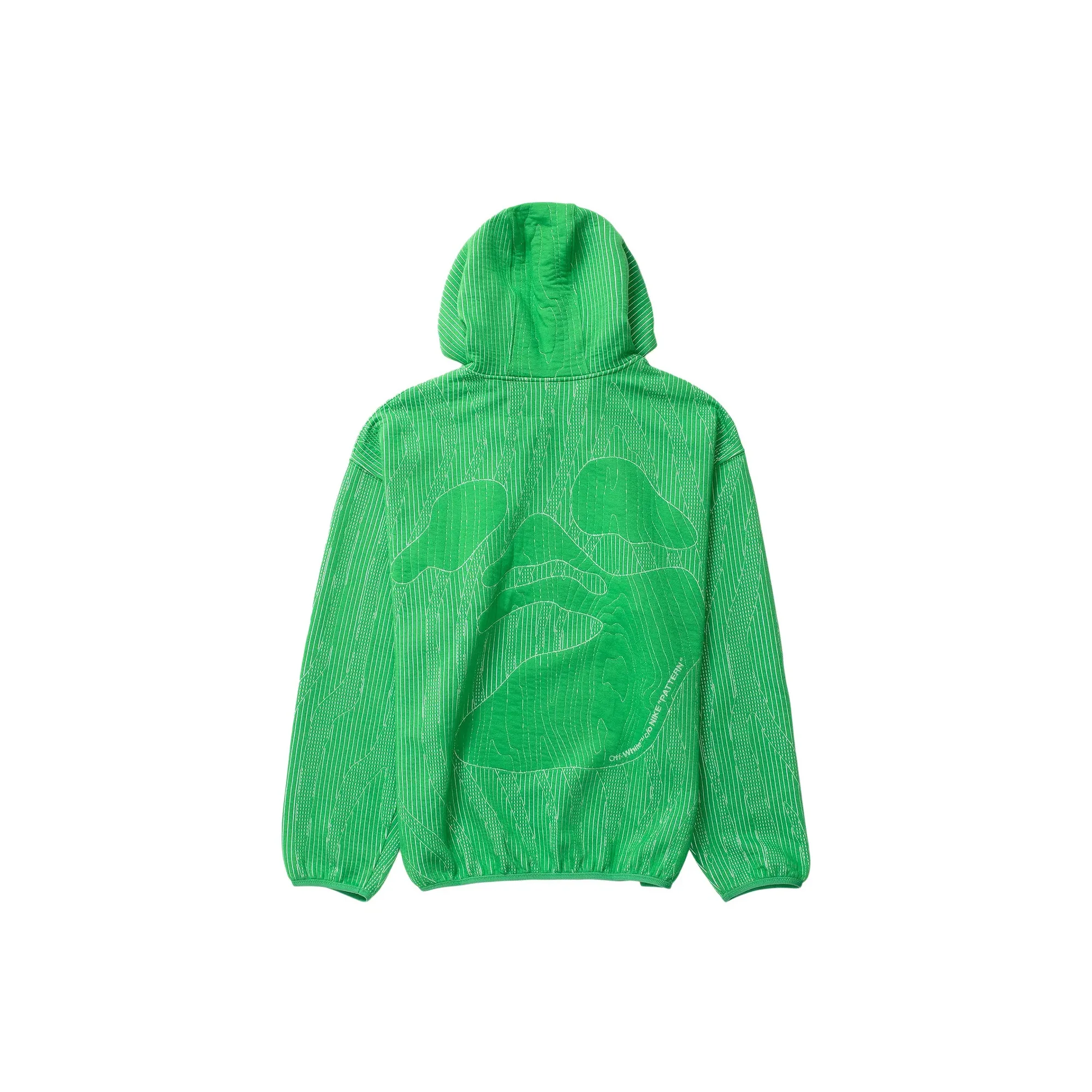 Off-White x Nike NRG Engineered Hoodie 'Kelly Green' - Image 2