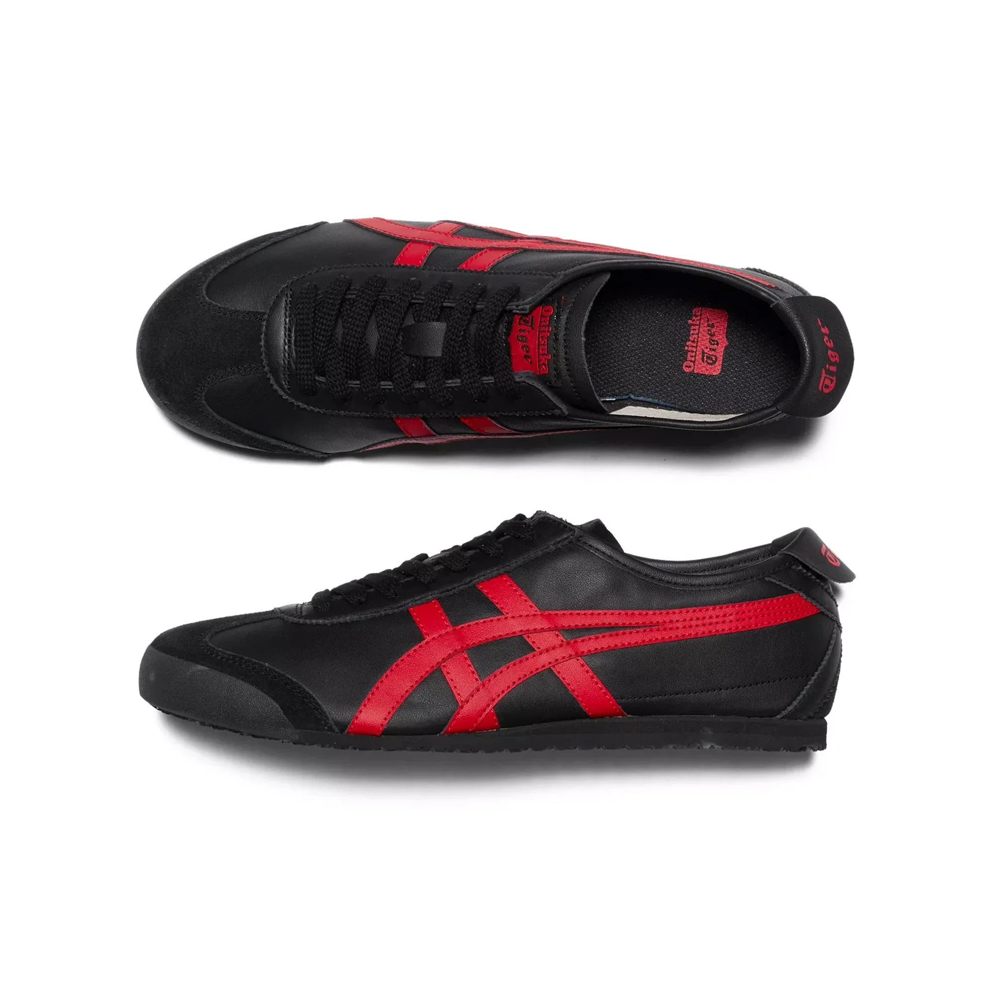 Onitsuka Tiger Mexico 66 'Black Classic Red' (2025) - Image 7