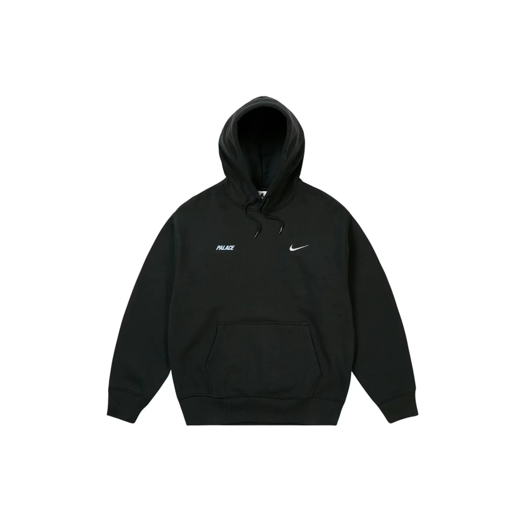 Palace x Nike Font Swoosh Hoodie 'Black' (2026)