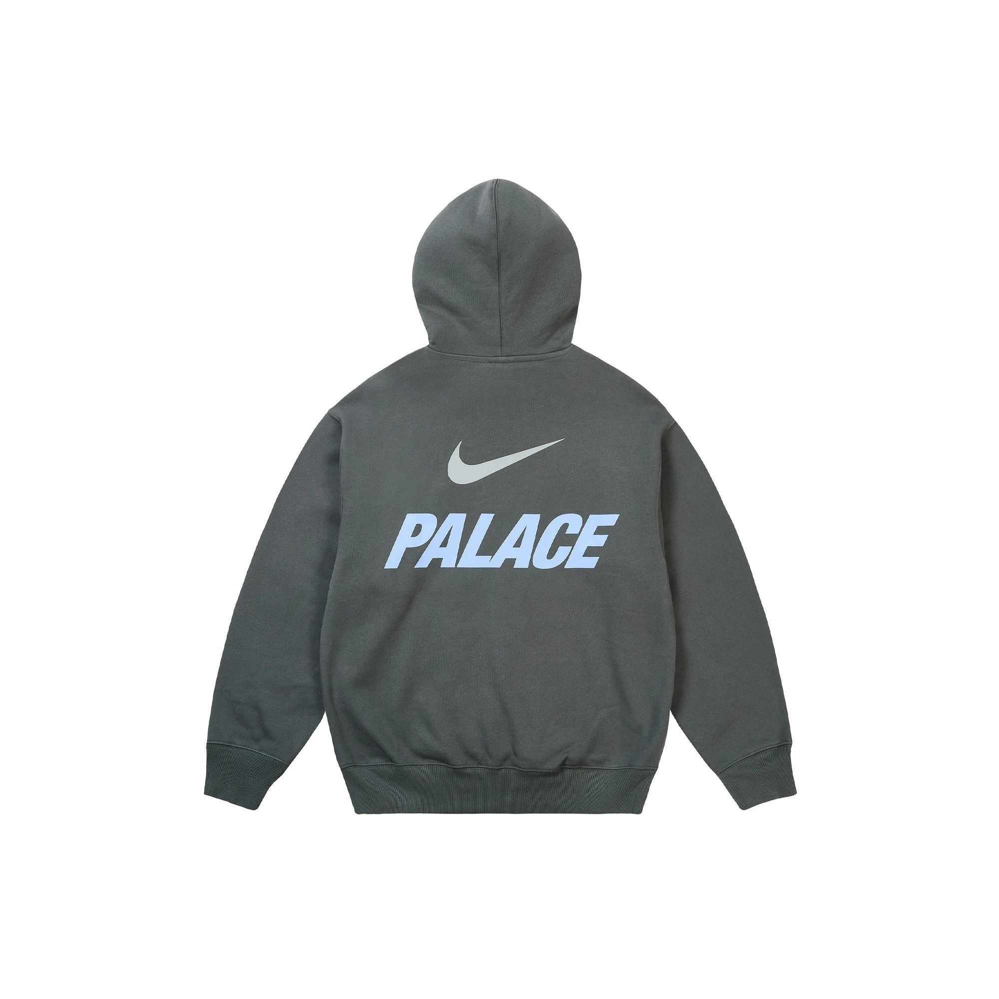Palace x Nike Font Swoosh Hoodie 'Charcoal' (2026) - Image 2