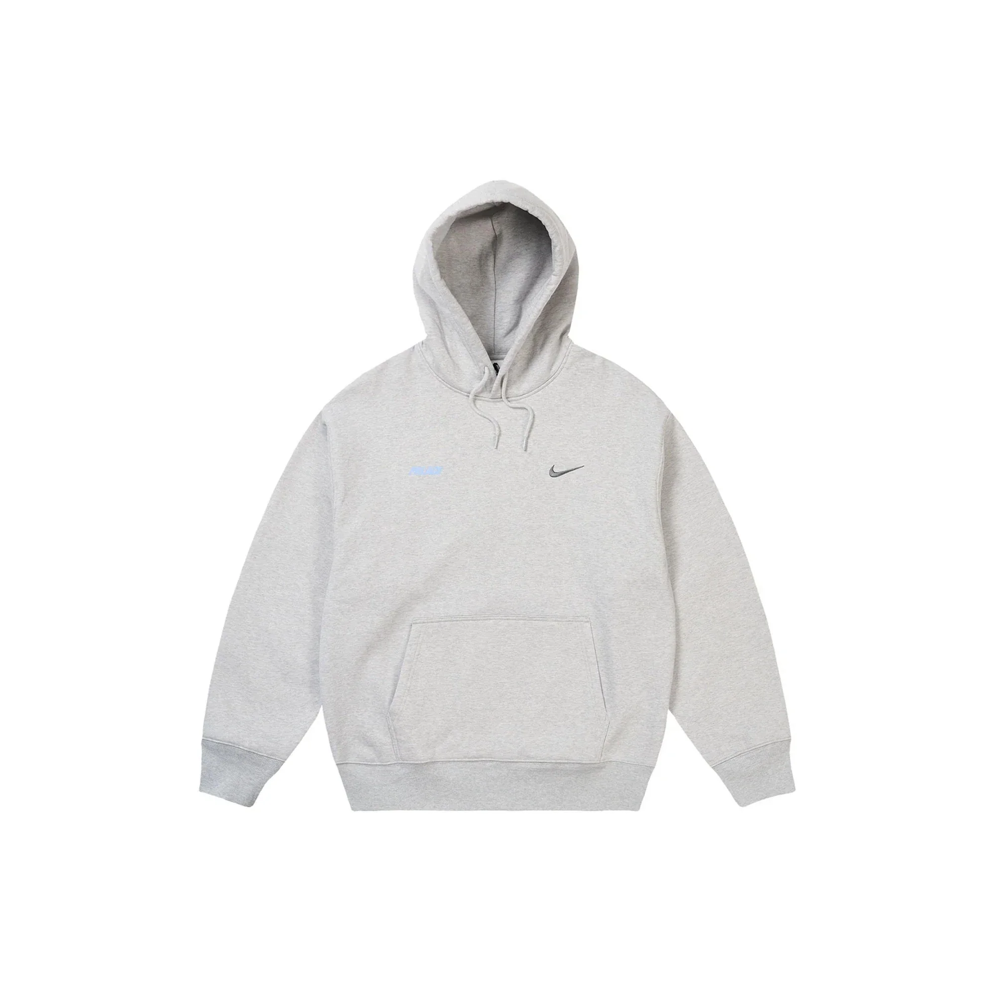 Palace x Nike Font Swoosh Hoodie 'Grey Marl' (2026)