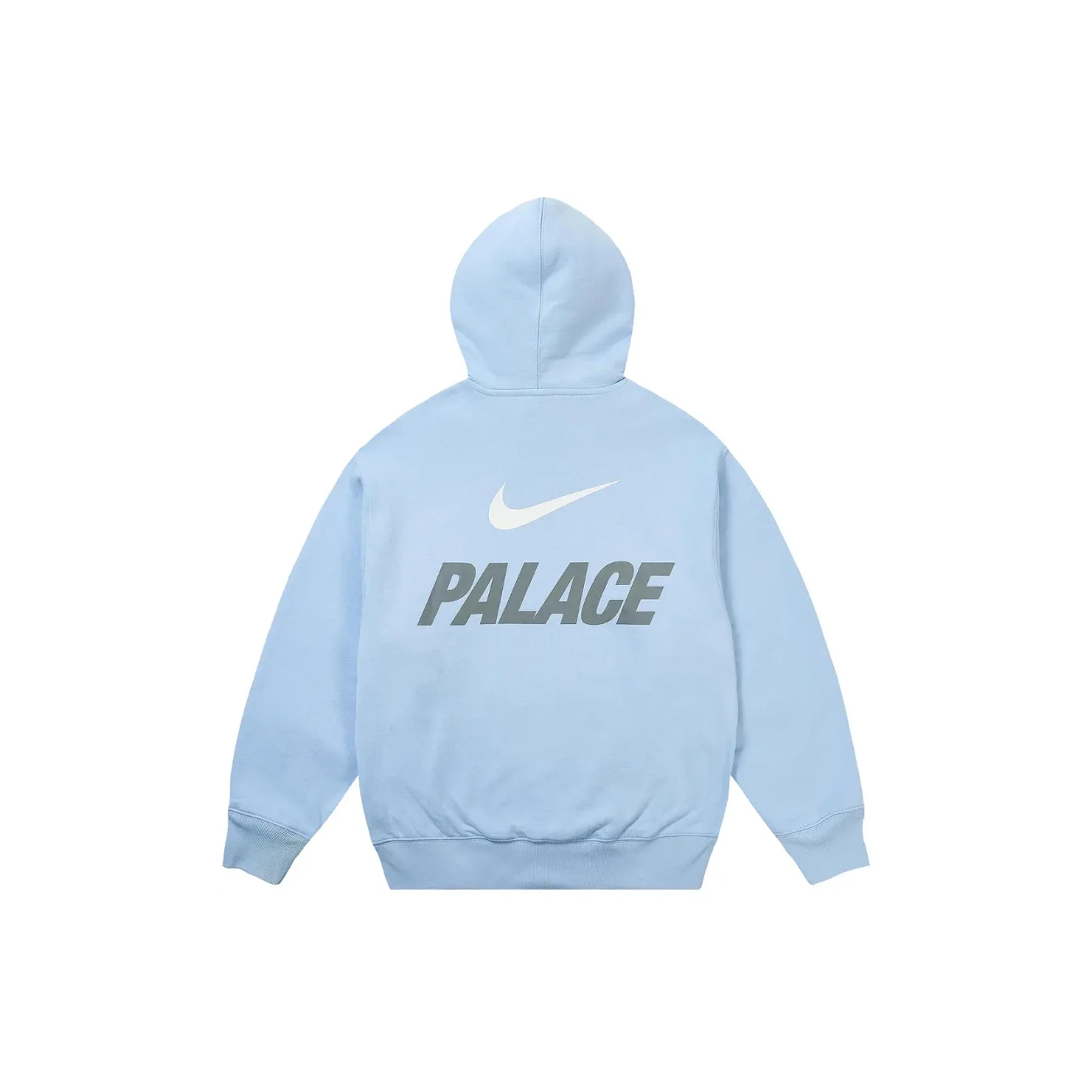 Palace x Nike Font Swoosh Hoodie 'Sky Blue' (2026) - Image 2