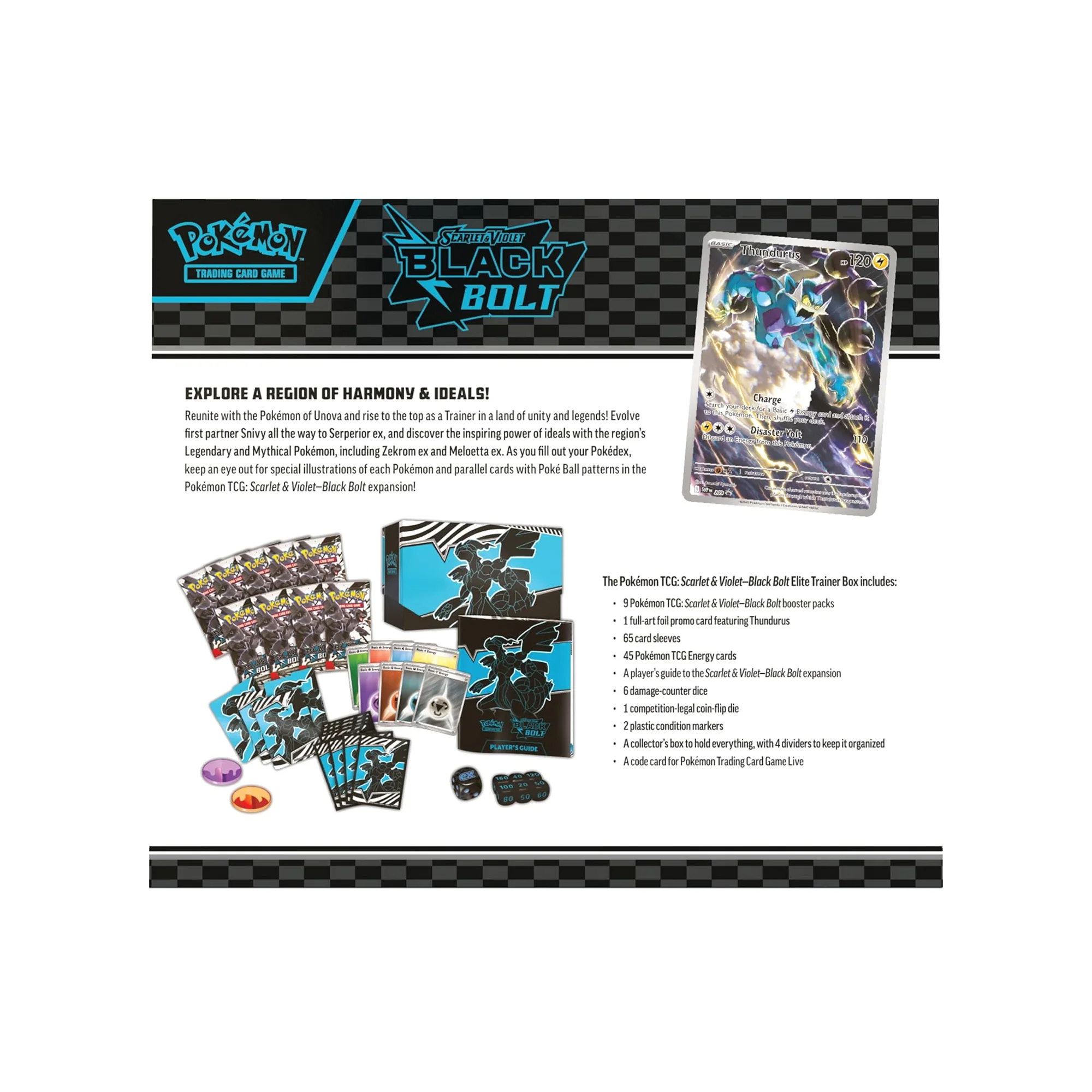 Pokémon Scarlet & Violet 'Black Bolt Elite Trainer Box' (2025) - Image 2