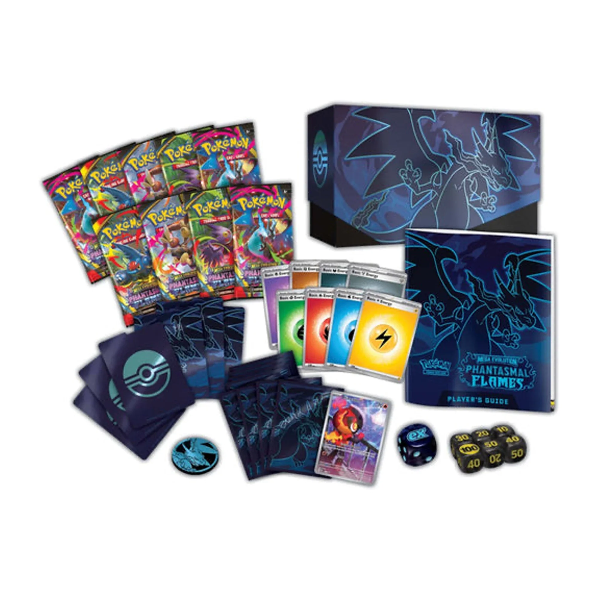 Pokémon TCG Mega Evolution Phantasmal Flames Elite Trainer Box - Image 4