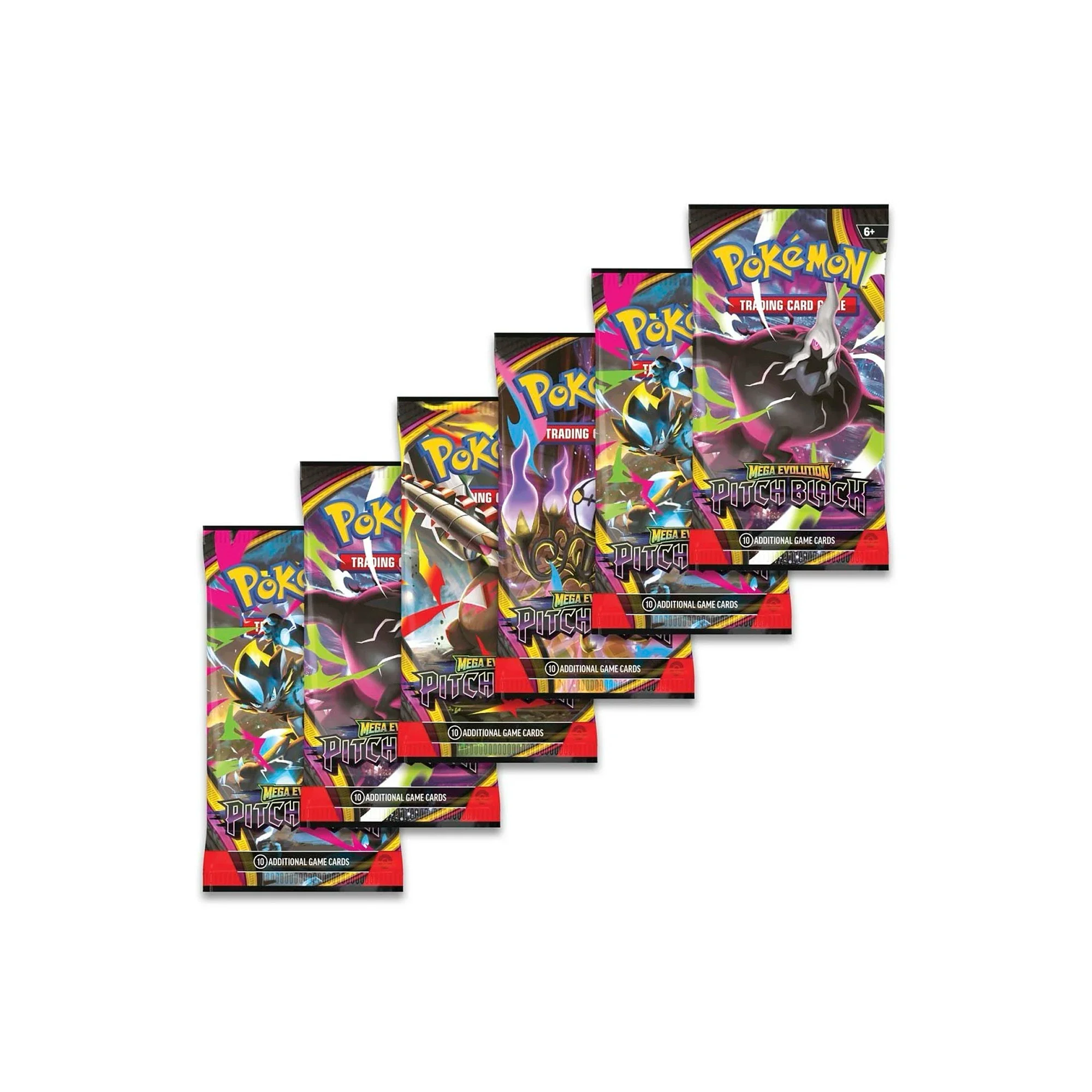 Pokémon TCG Mega Evolution-Pitch Black Booster Bundle (6 Packs) - Image 6