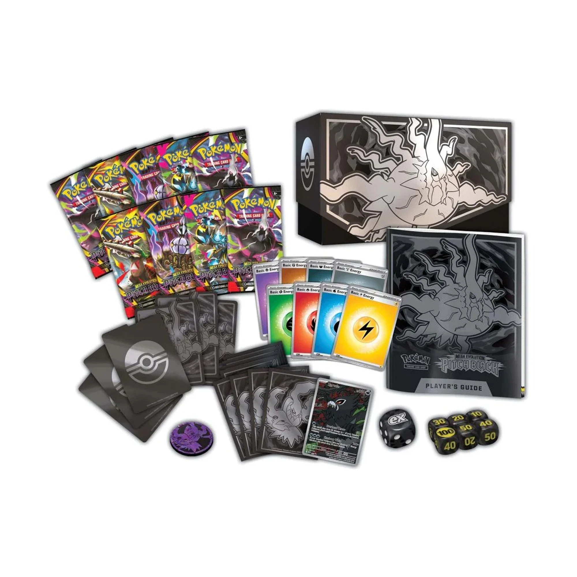 Pokémon TCG Mega Evolution Pitch Black Elite Trainer Box - Image 5