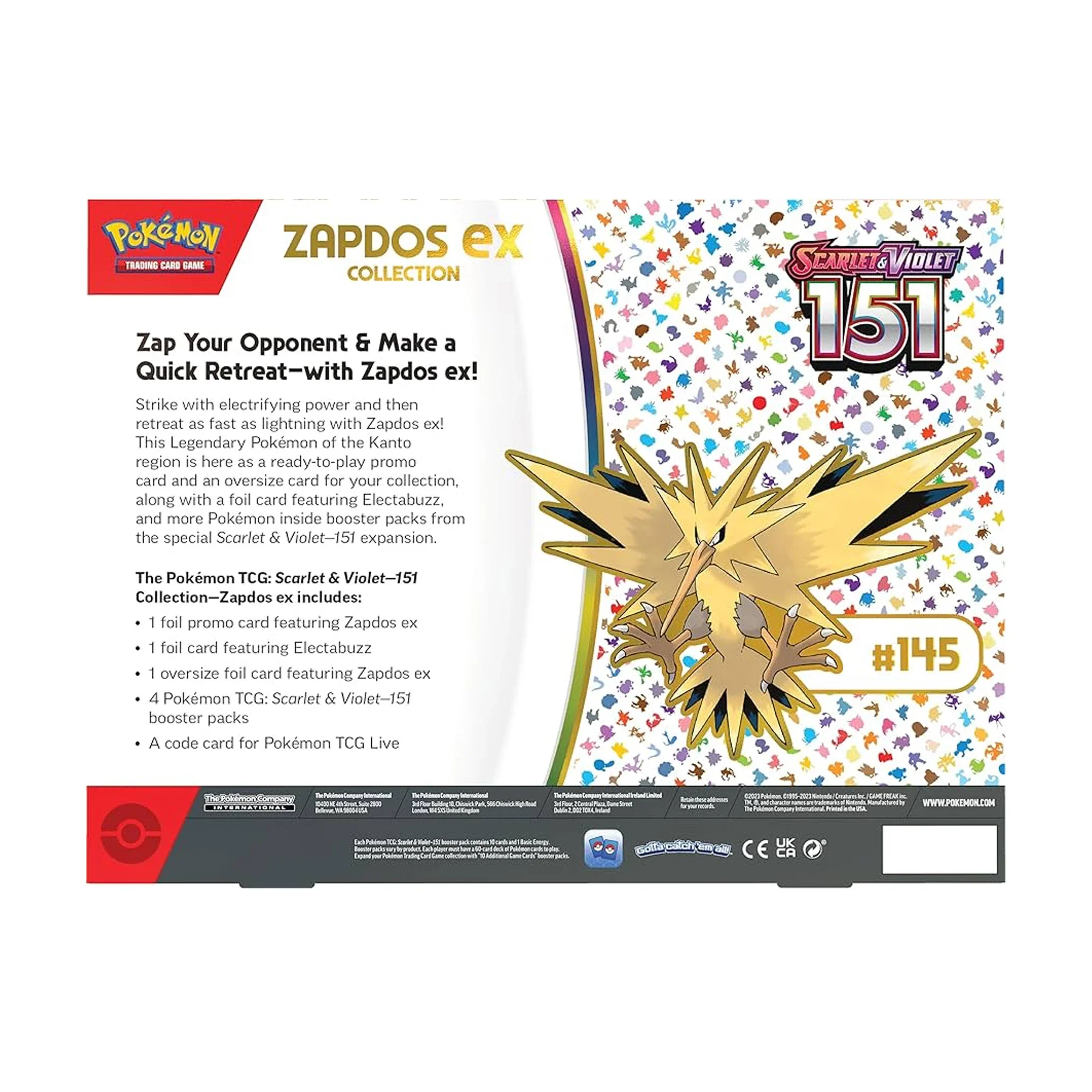 Pokémon TCG Scarlet & Violet 151 Collection (Zapdos ex) - Image 4