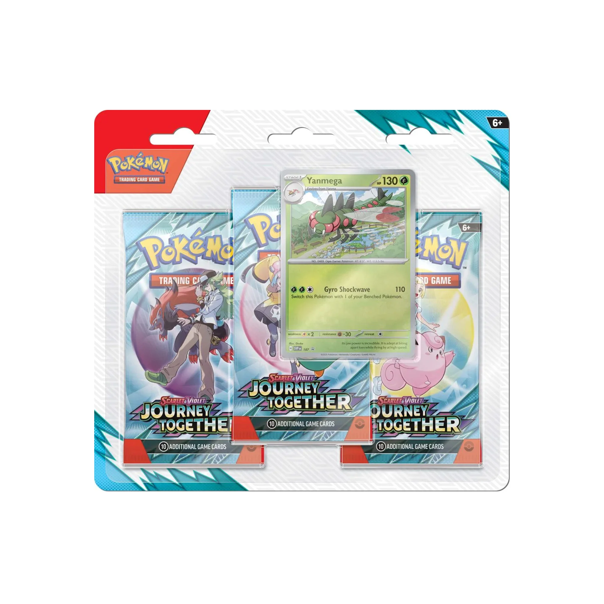 Pokémon TCG  Scarlet & Violet Journey Together 3 Pack Blister