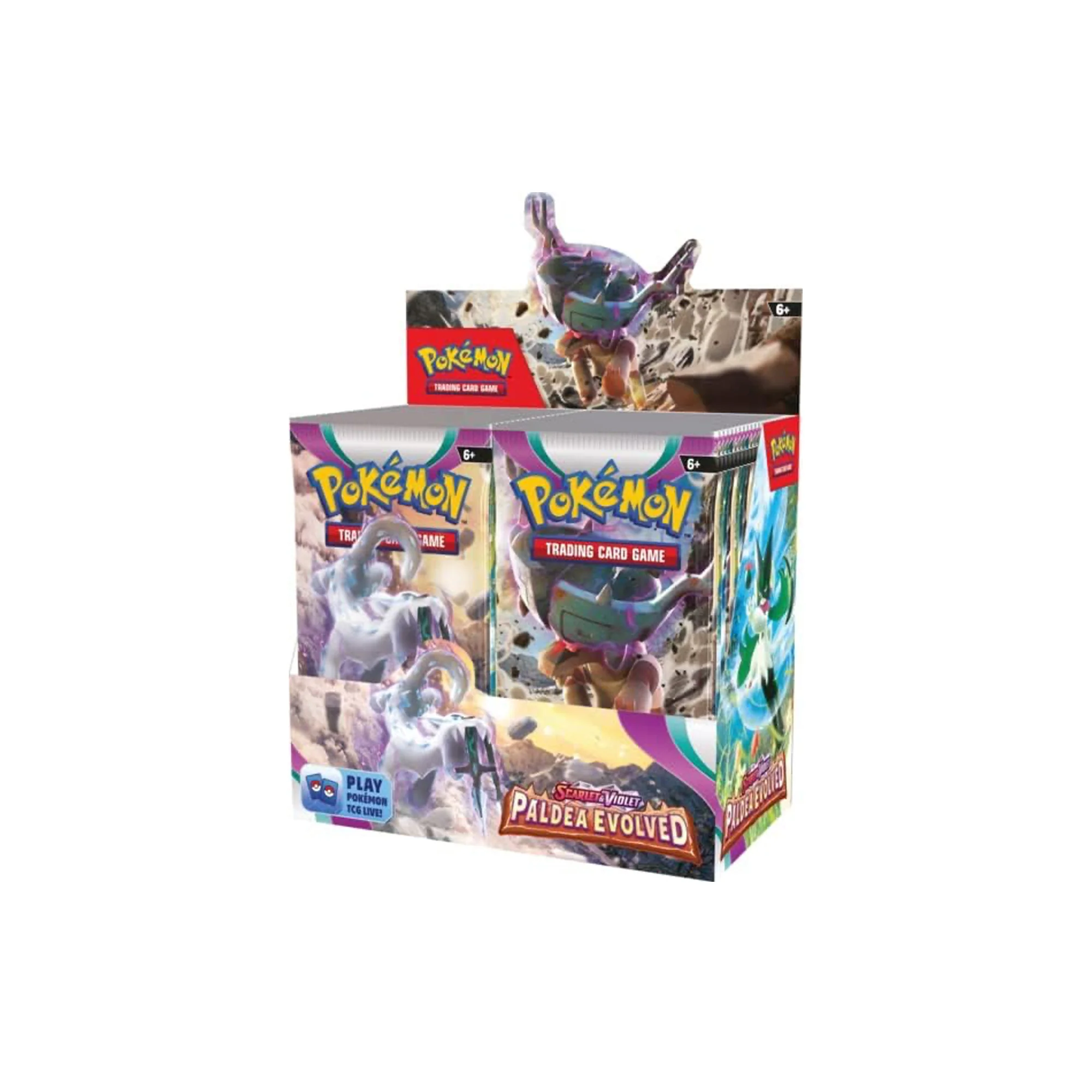 Pokémon TCG Scarlet & Violet Paldea Evolved Booster Display Box (36 Packs) - Image 3