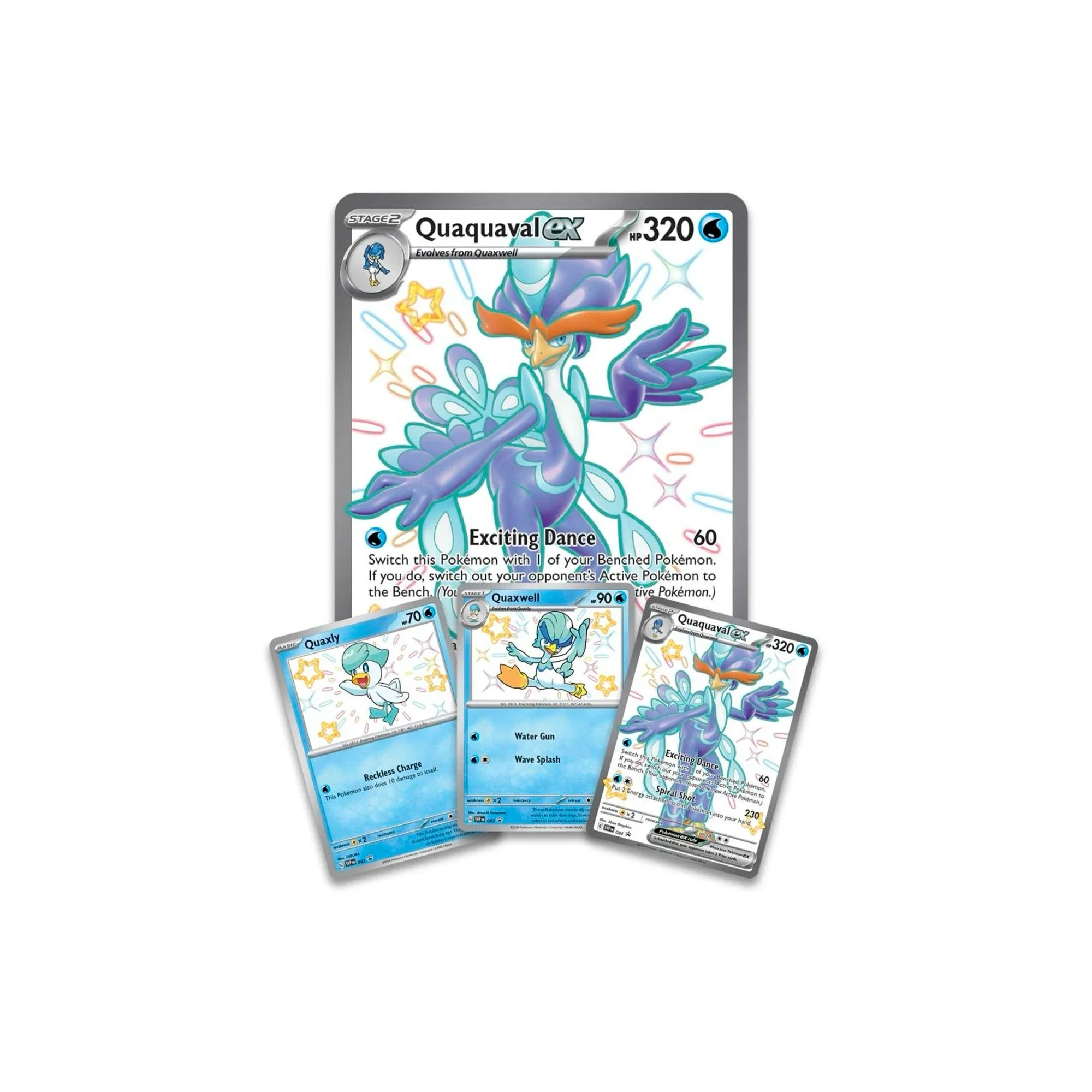 Pokémon TCG Scarlet & Violet Paldean Fates Quaquaval ex Premium Collection - Image 3