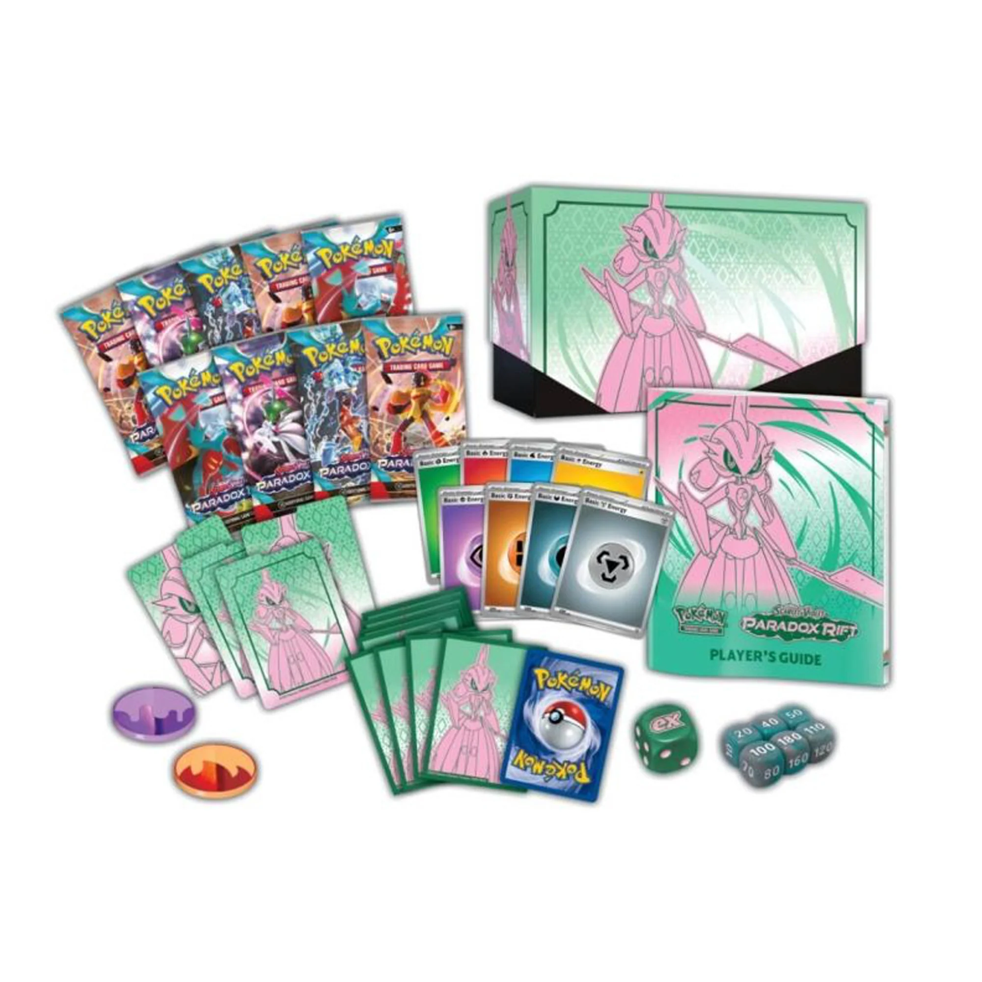 Pokémon TCG Scarlet & Violet Paradox Rift Elite Trainer Box (Iron Valiant) - Image 2