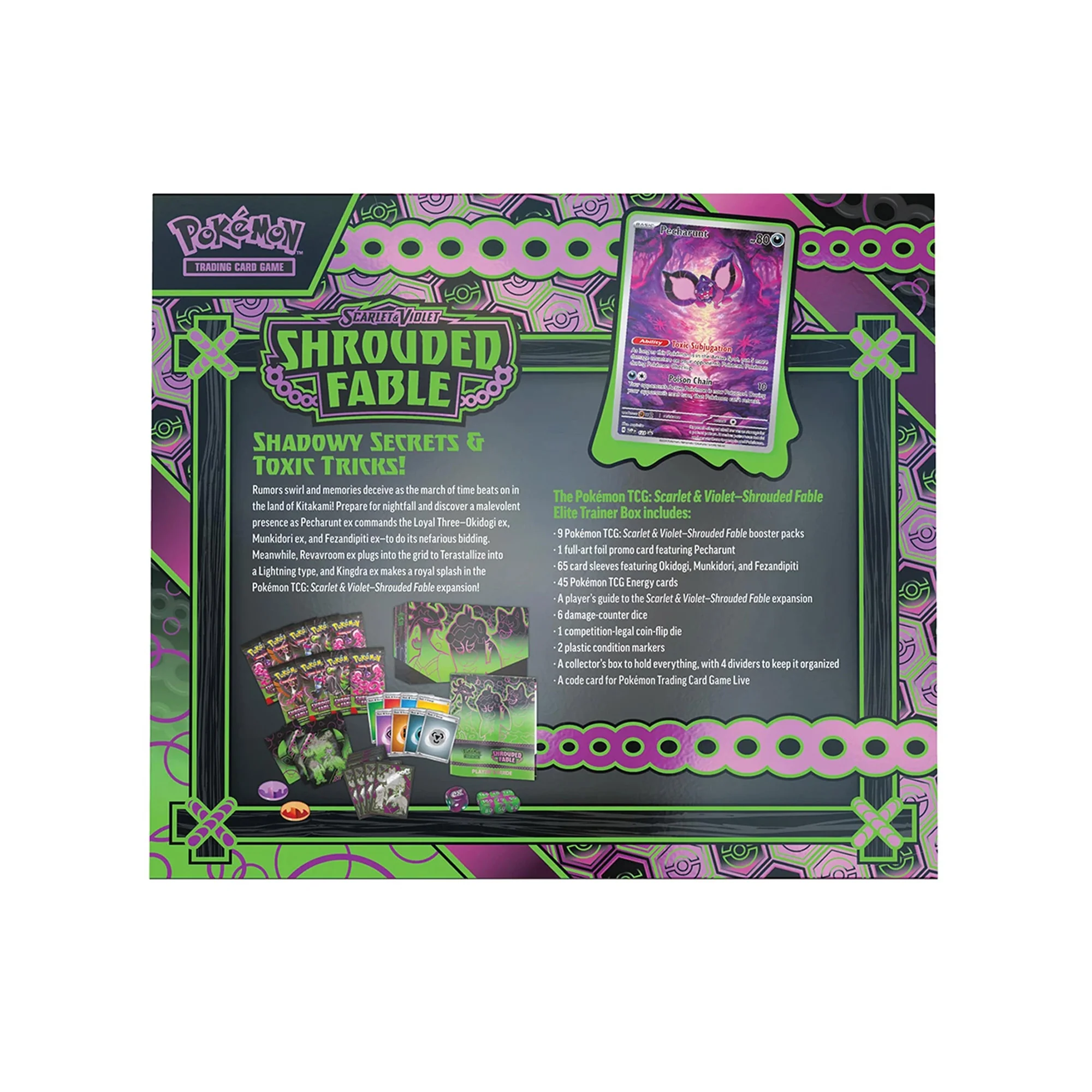 Pokémon TCG Scarlet & Violet Shrouded Fable Pokémon Center Elite Trainer Box - Image 4
