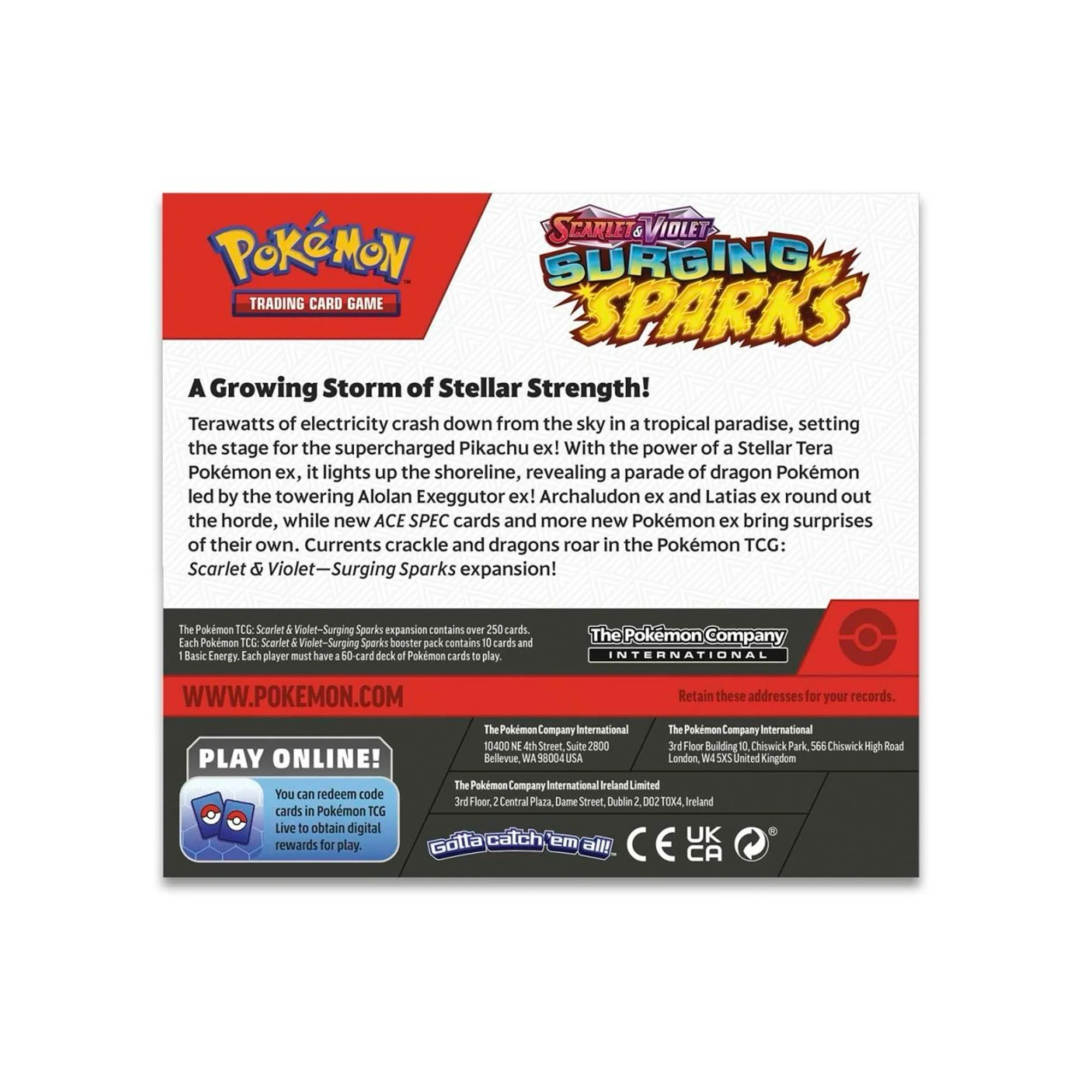 Pokémon TCG Scarlet & Violet Surging Sparks Booster Box (36 packs) - Image 3