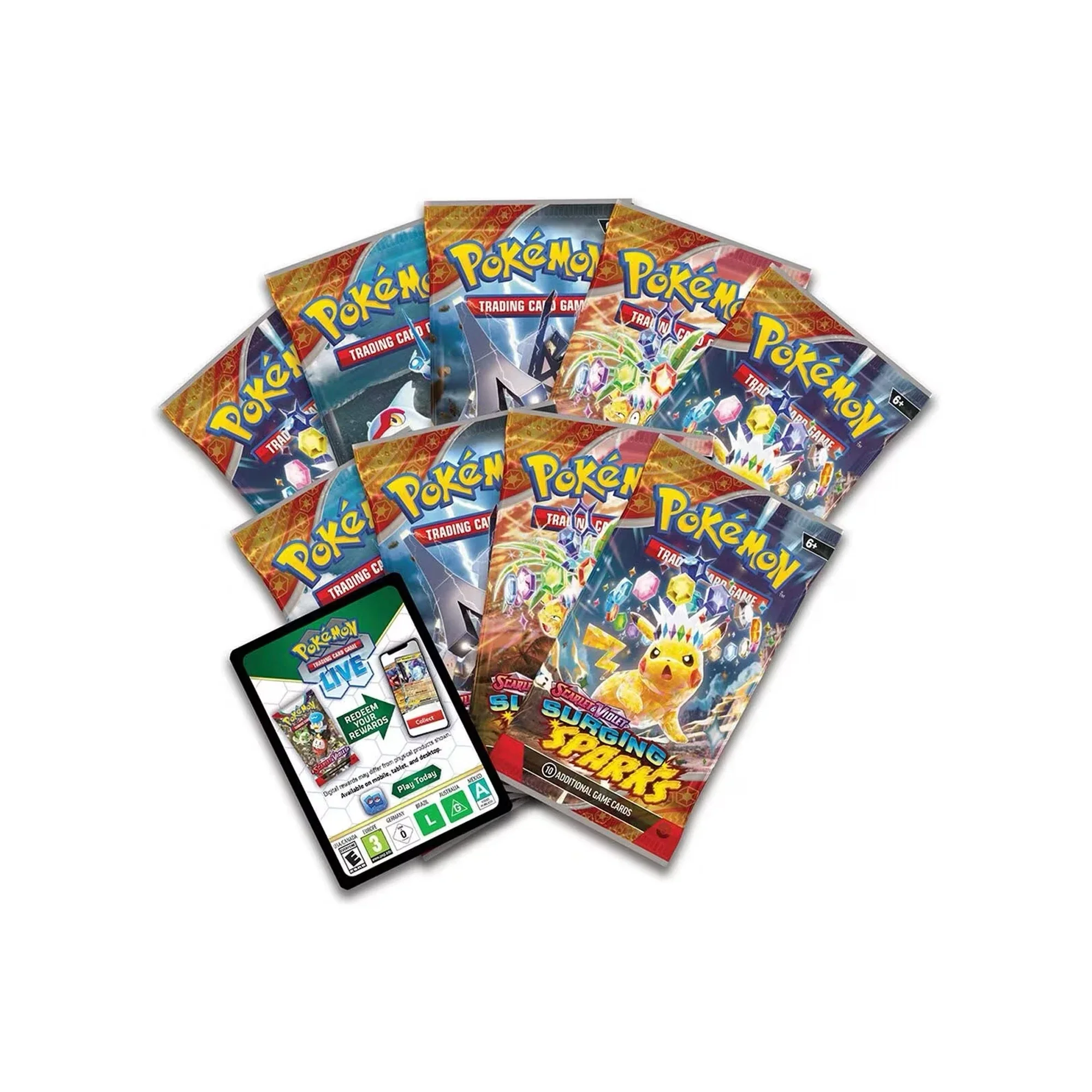 Pokémon TCG Scarlet & Violet Surging Sparks Elite Trainer Box - Image 6