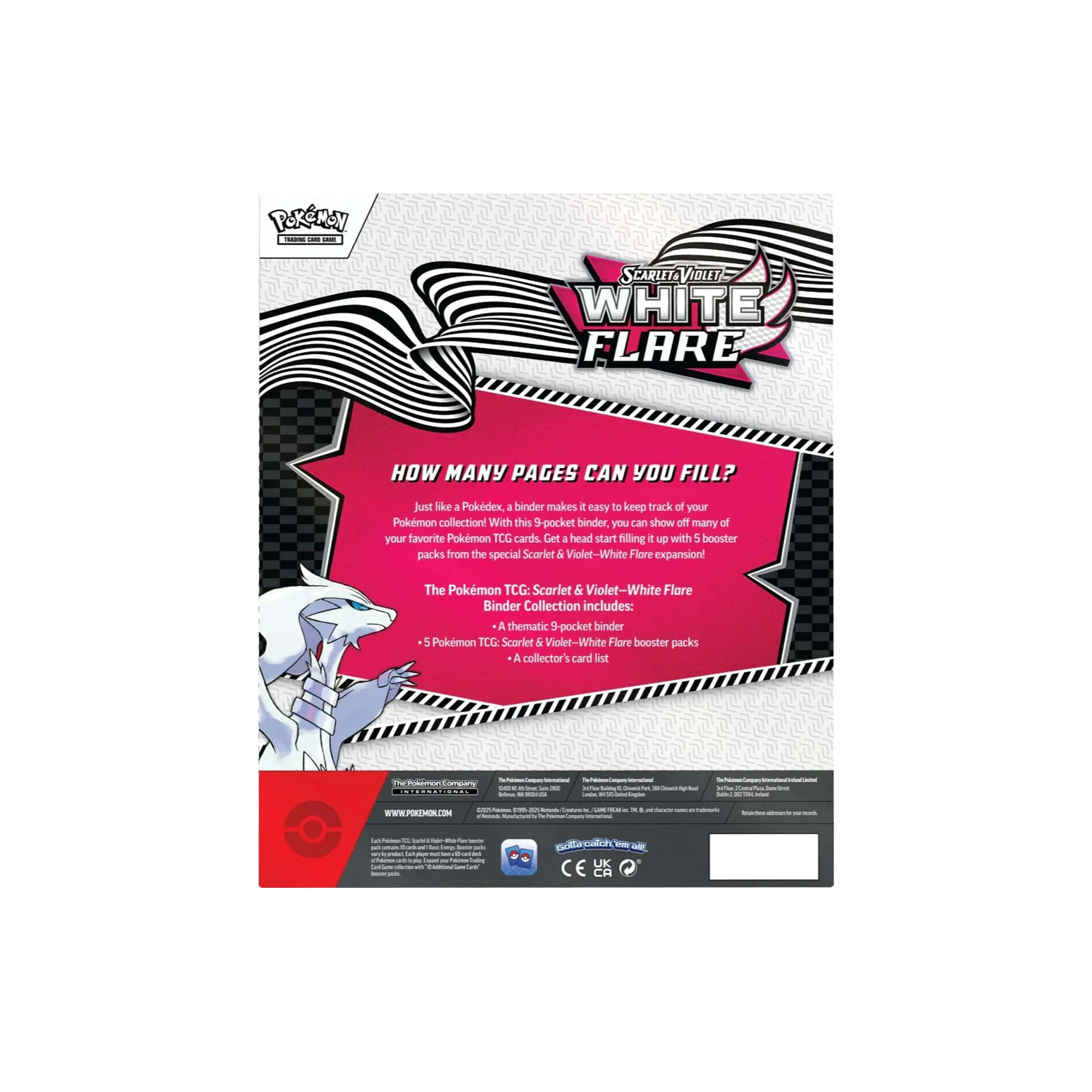 Pokémon TCG Scarlet & Violet White Flare Binder Collection - Image 3