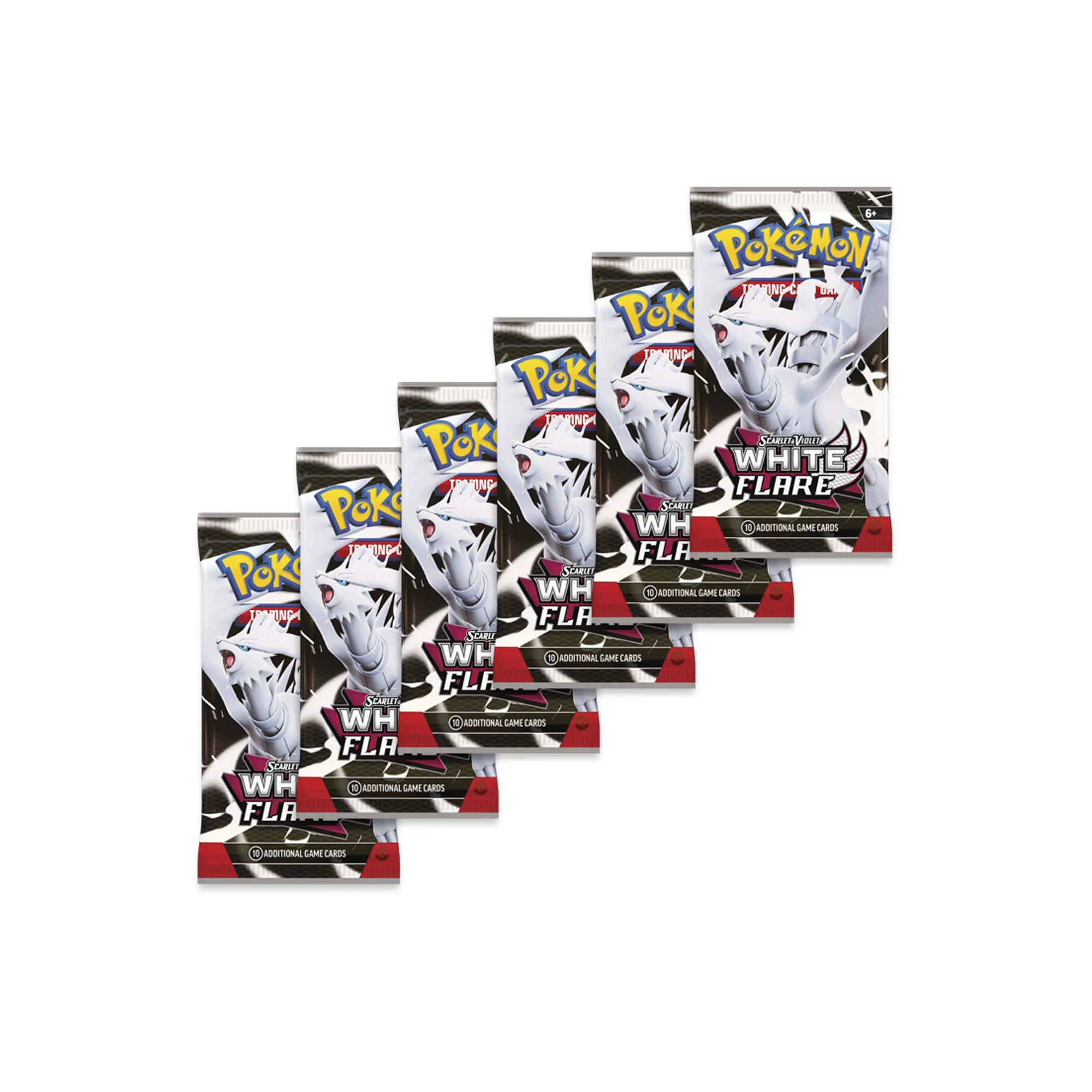 Pokémon TCG Scarlet & Violet White Flare Booster Bundle (6 Packs) - Image 3