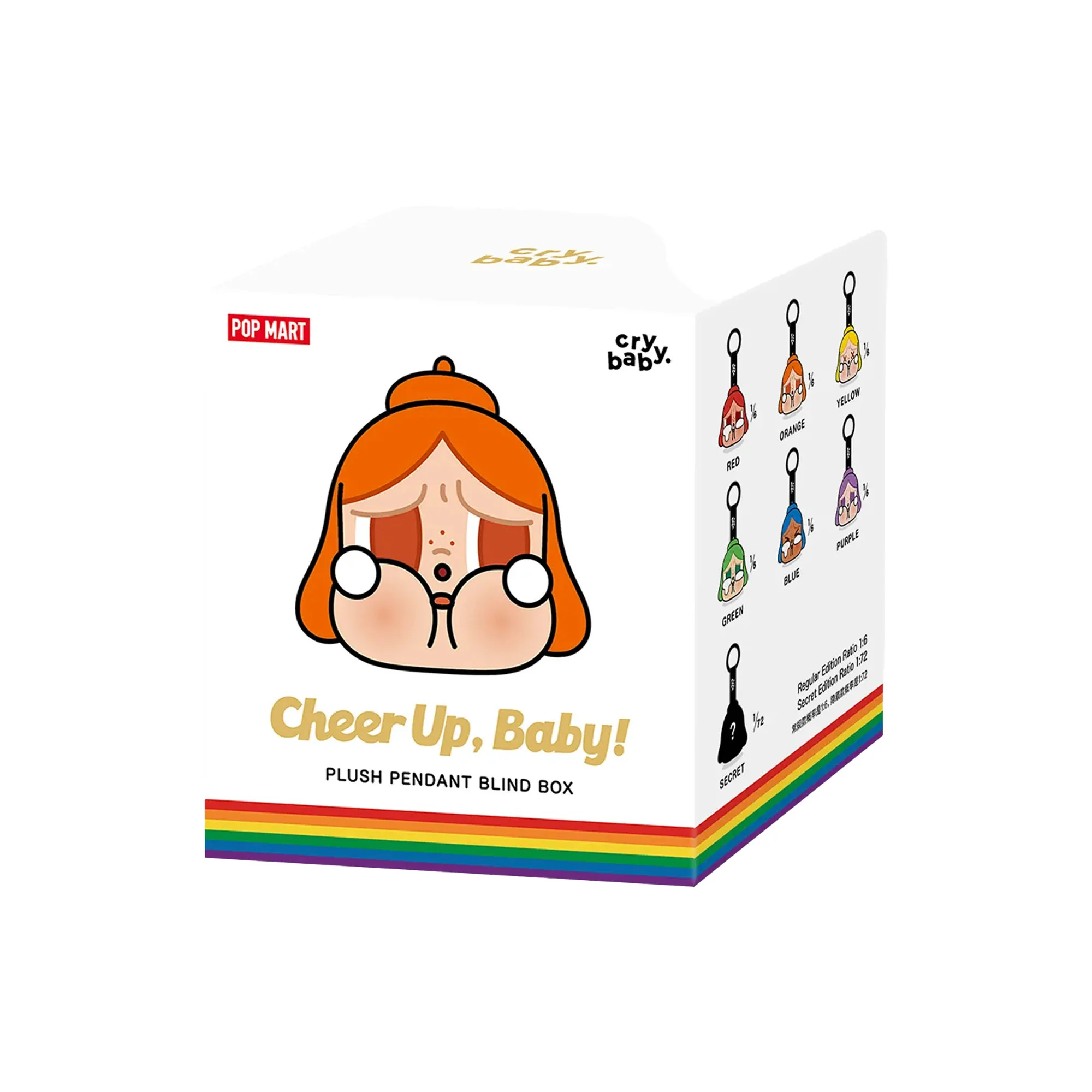 POP MART CRYBABY Cheer Up, Baby! Series Plush Pendant (6 Blind Boxes) - Image 2