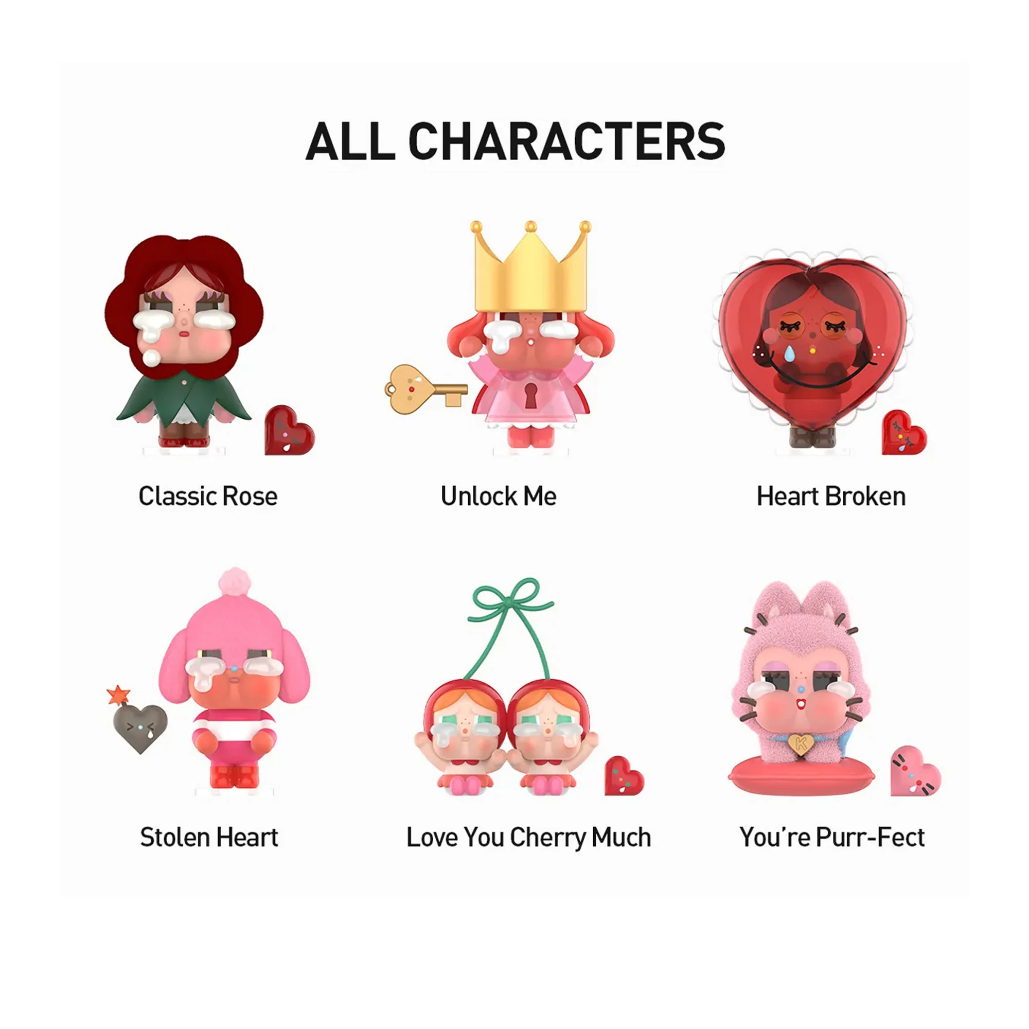 POP MART CRYBABY Crying For Love Series (12 Blind Boxes) - Image 4