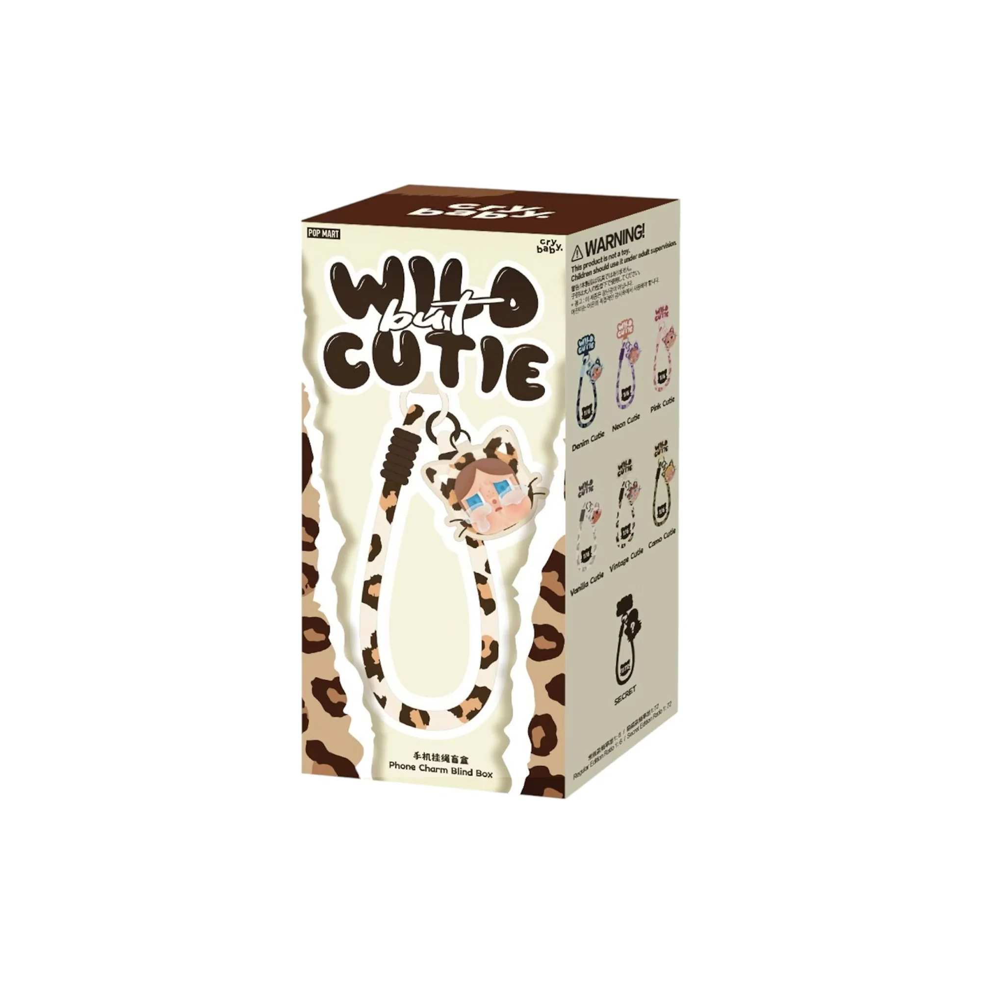POP MART Crybaby Wild but Cutie Series Phone Charm Sealed Case (6 Blind Boxes) - Image 2