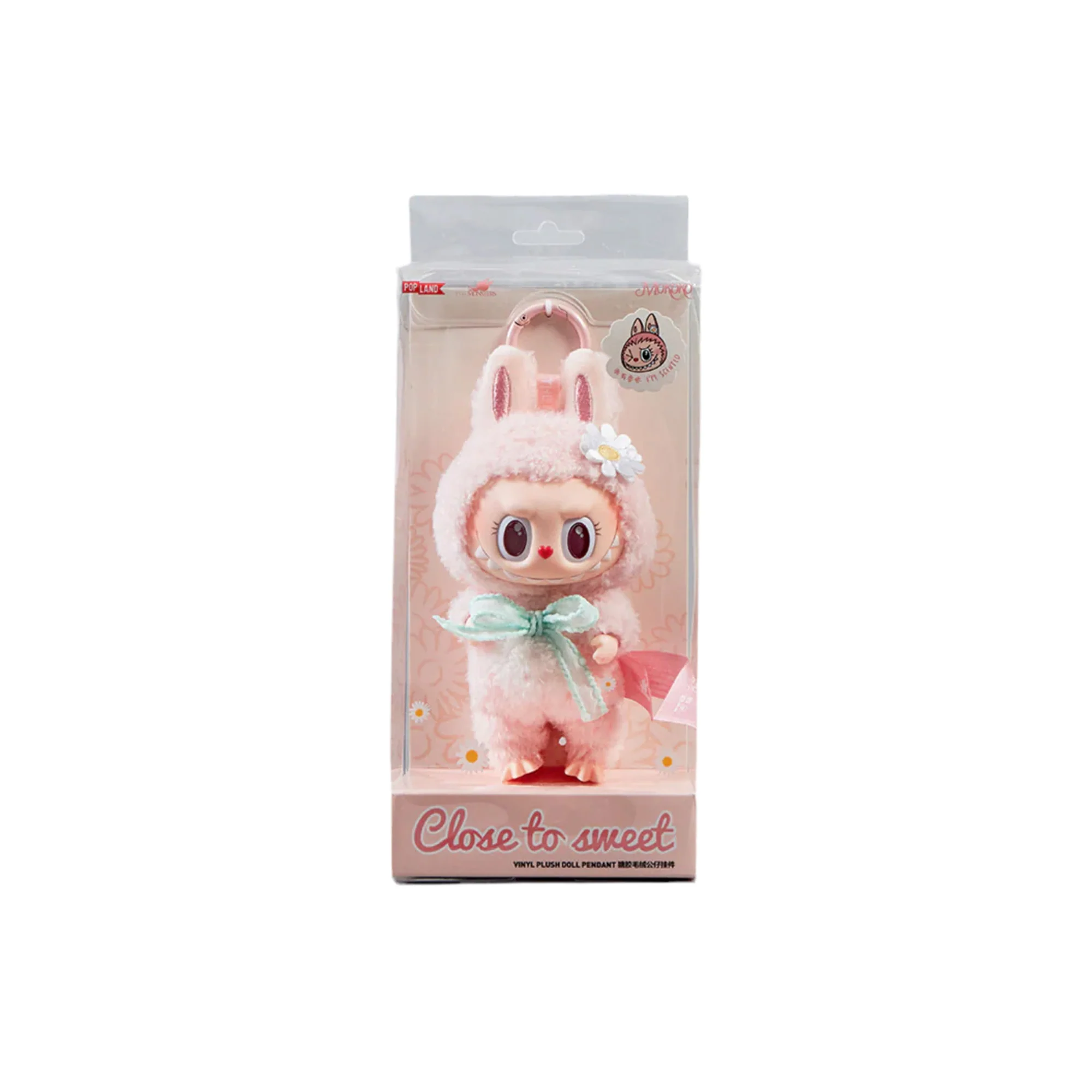 POP MART LABUBU Mokoko Close to Sweet Vinyl Plush Doll Pendant Keychain - Image 2