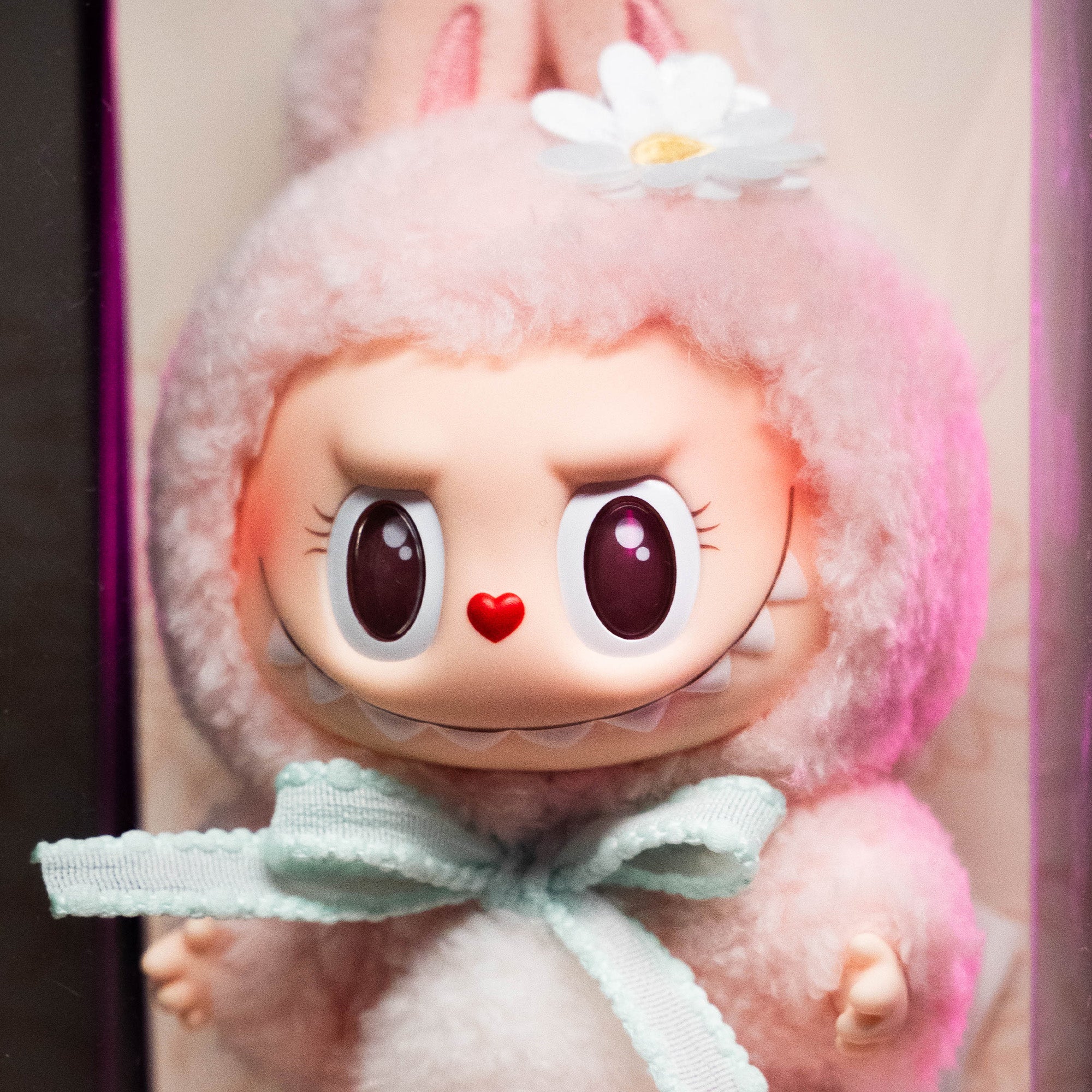 POP MART LABUBU Mokoko Close to Sweet Vinyl Plush Doll Pendant Keychain - Image 4
