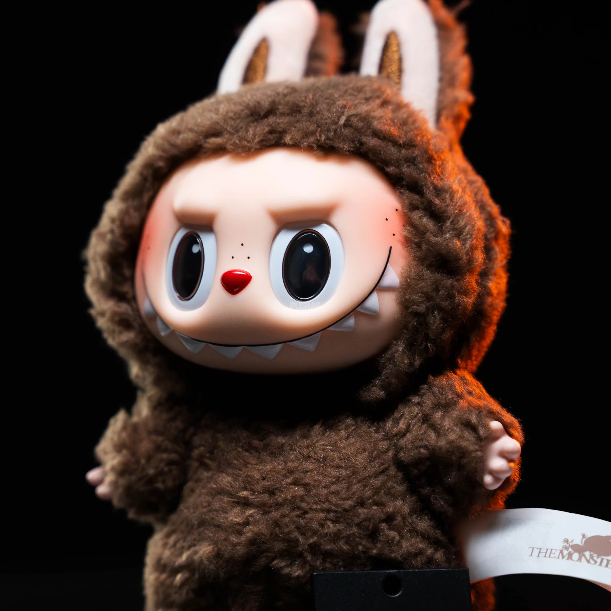 POP MART Labubu The Monsters Tasty Macarons Chestnut Cocoa Vinyl Plush Pendant - Image 4
