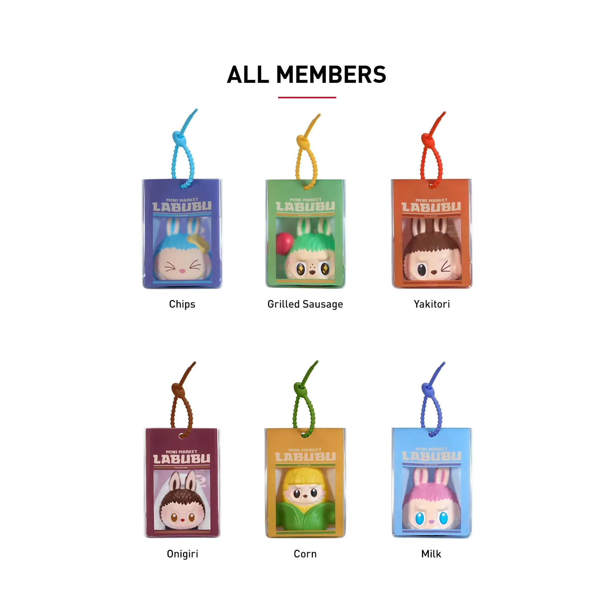 POP MART Labubu The Monsters Wacky Mart Series Squishy Charm Sealed Case (6 Blind Boxes) - Image 3