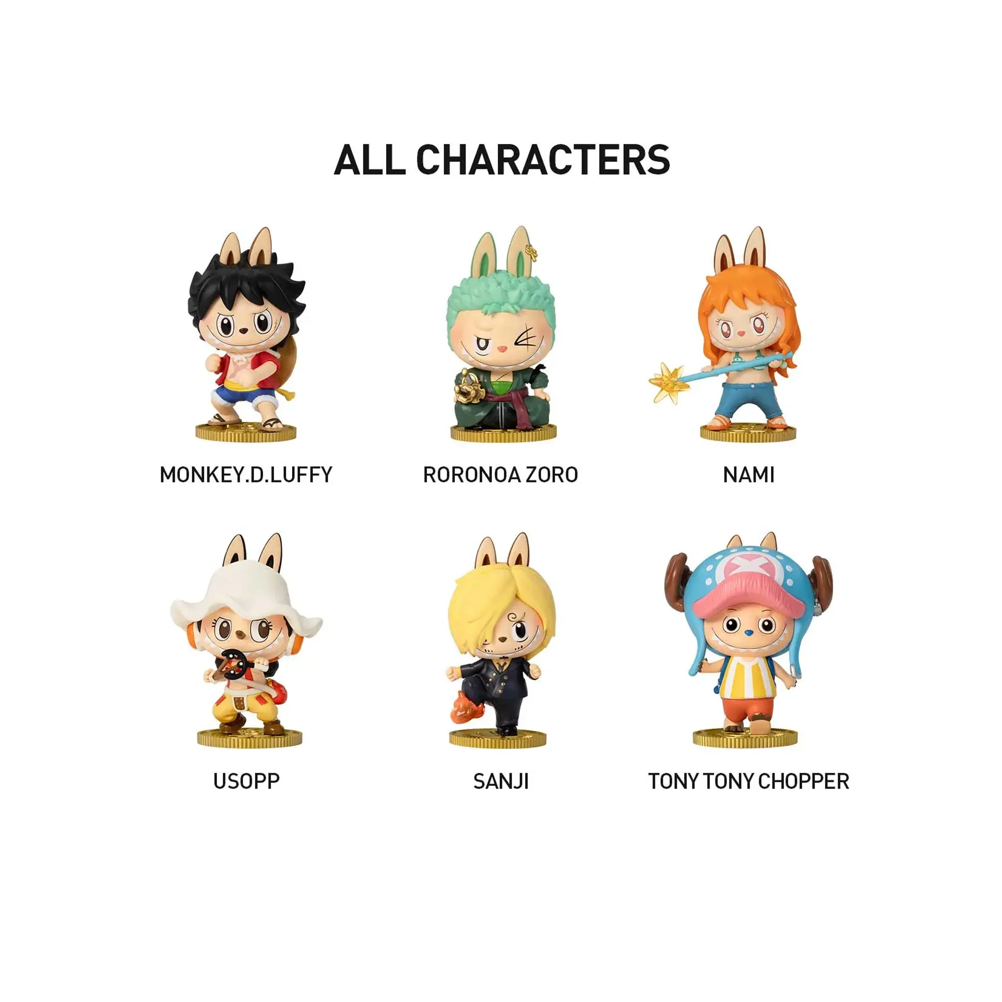 POP MART Labubu The Monsters x One Piece Series Sealed Case (Single Blind Box) - Image 2