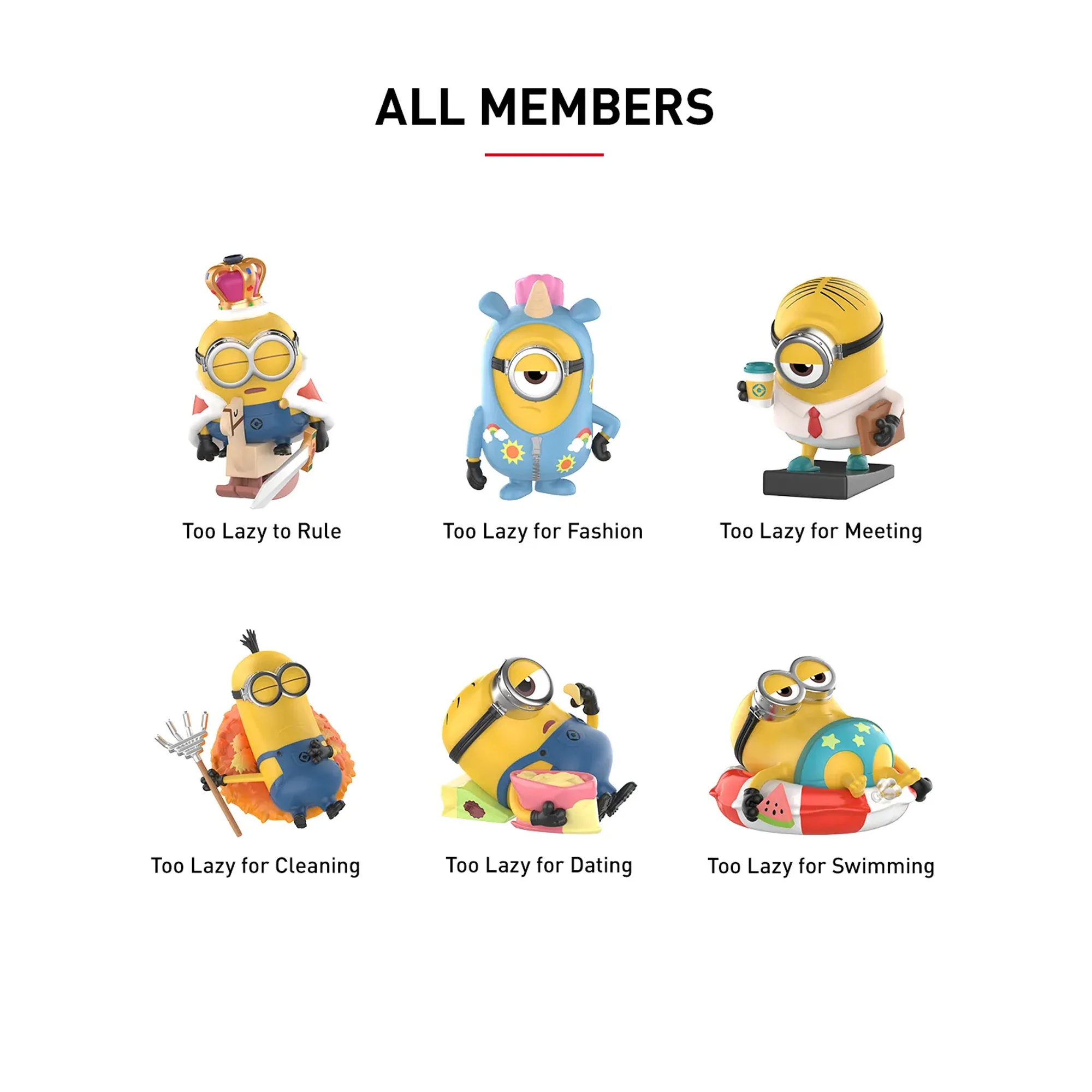 POP MART Minions Lazy Every Day Series (Single Blind Box) - Image 3