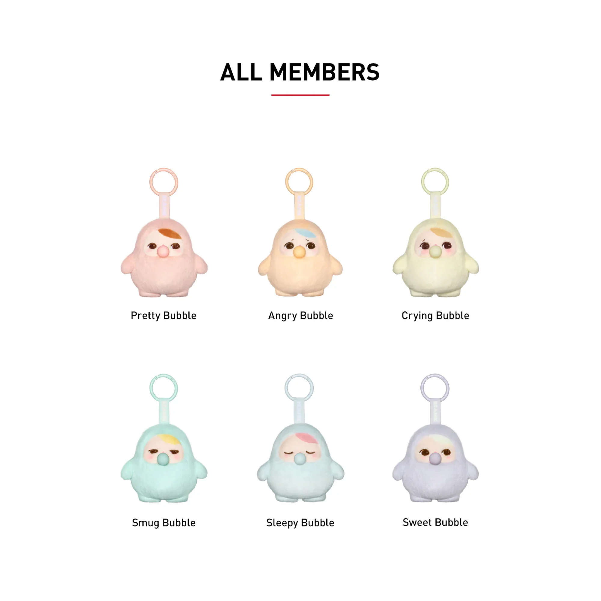 POP MART PUCKY BEANIE BUBBLE UP SERIES Plush Pendant (Single Blind Box) - Image 2