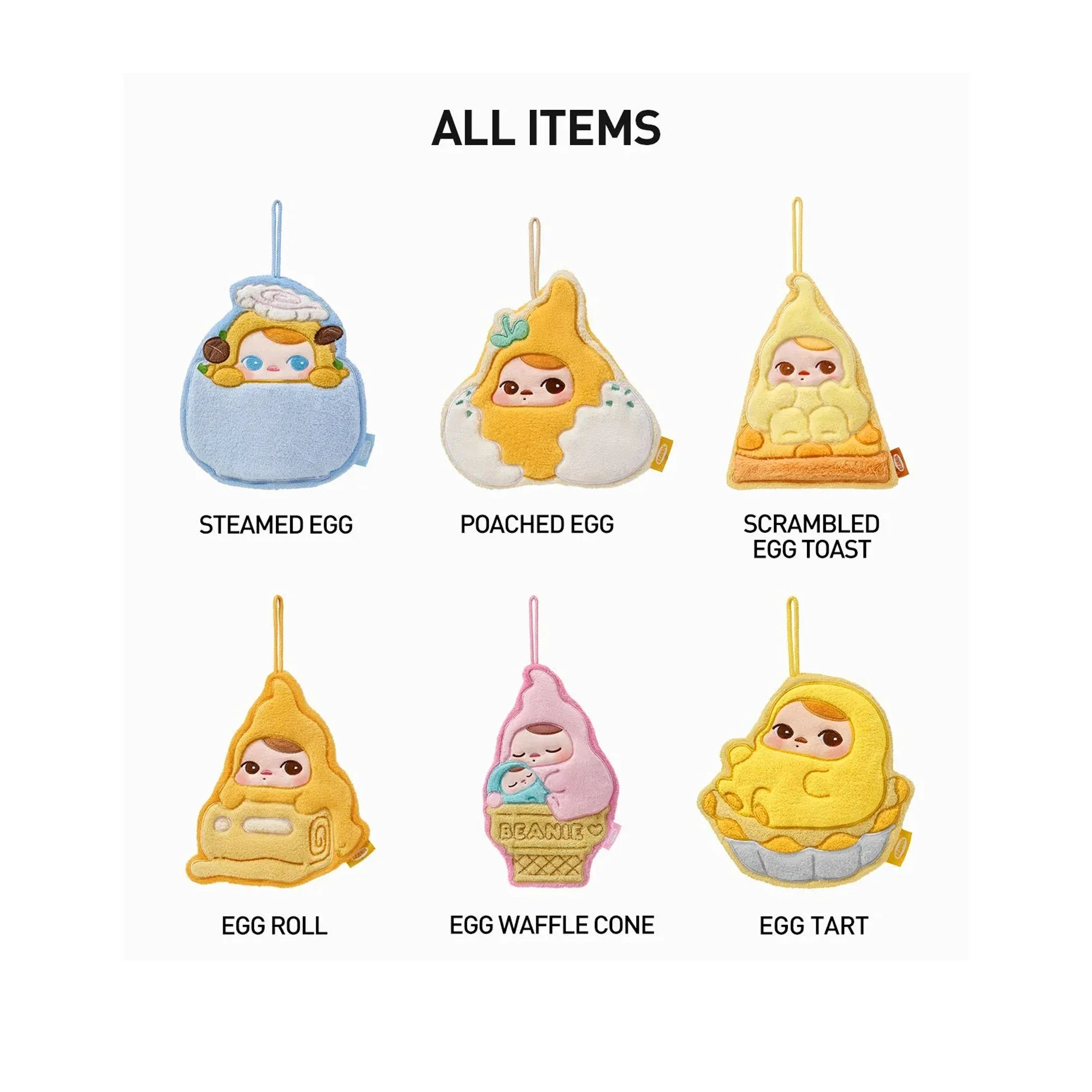 POP MART PUCKY Egg Beanie Hand Towel (6 Blind Boxes) - Image 3