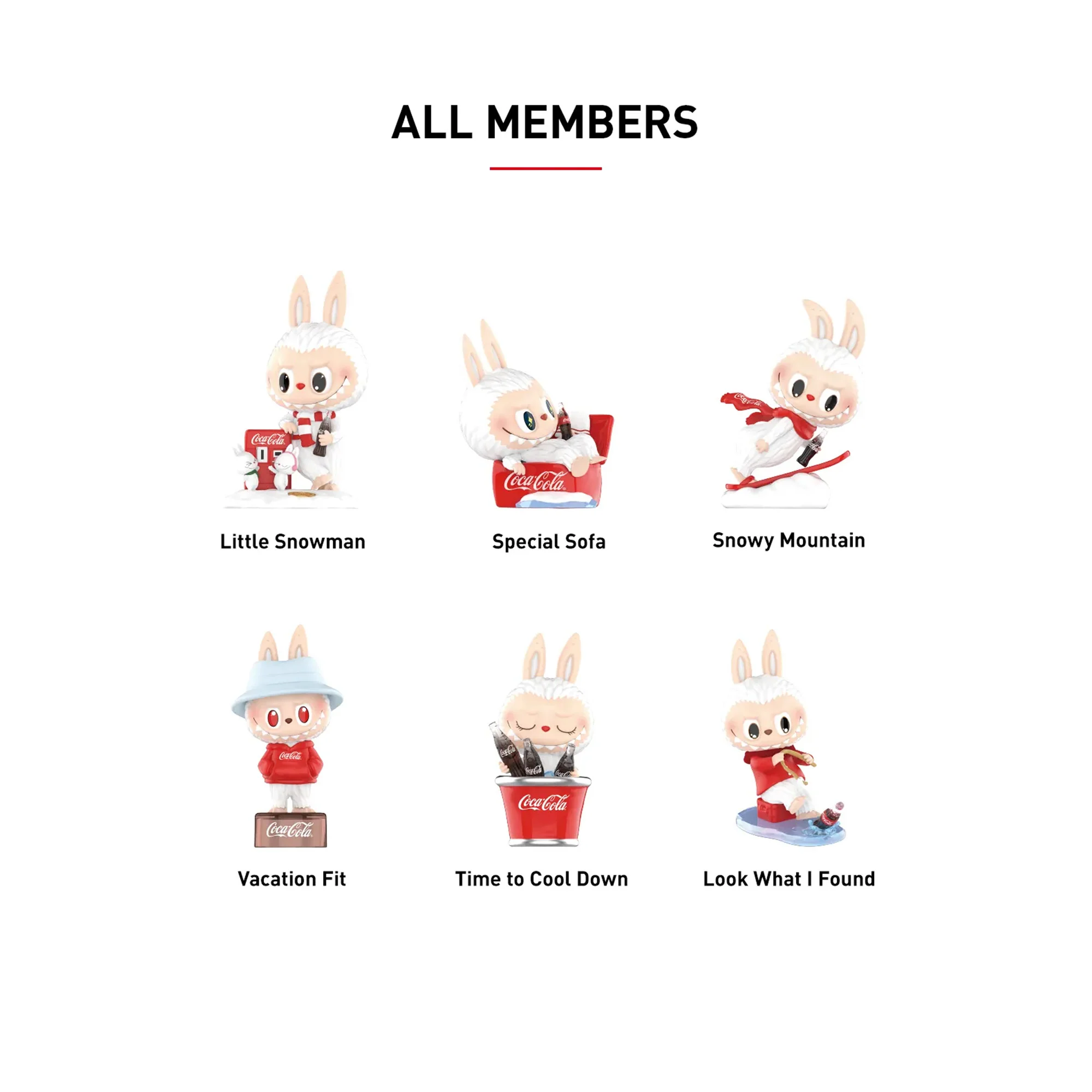 POP MART THE MONSTERS LABUBU COCA-COLA Series Figures (10 Blind Boxes) - Image 4